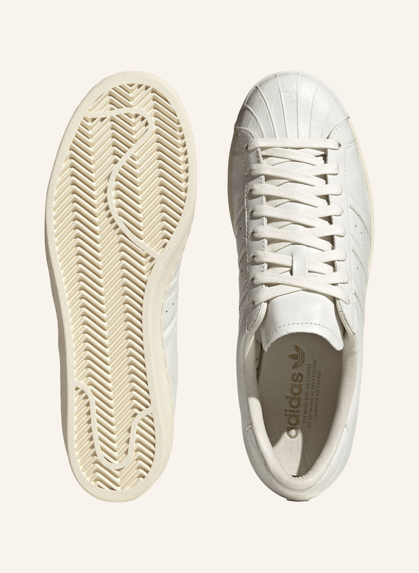 adidas Originals SUPERSTAR VINTAGE Sneakers: WHITE