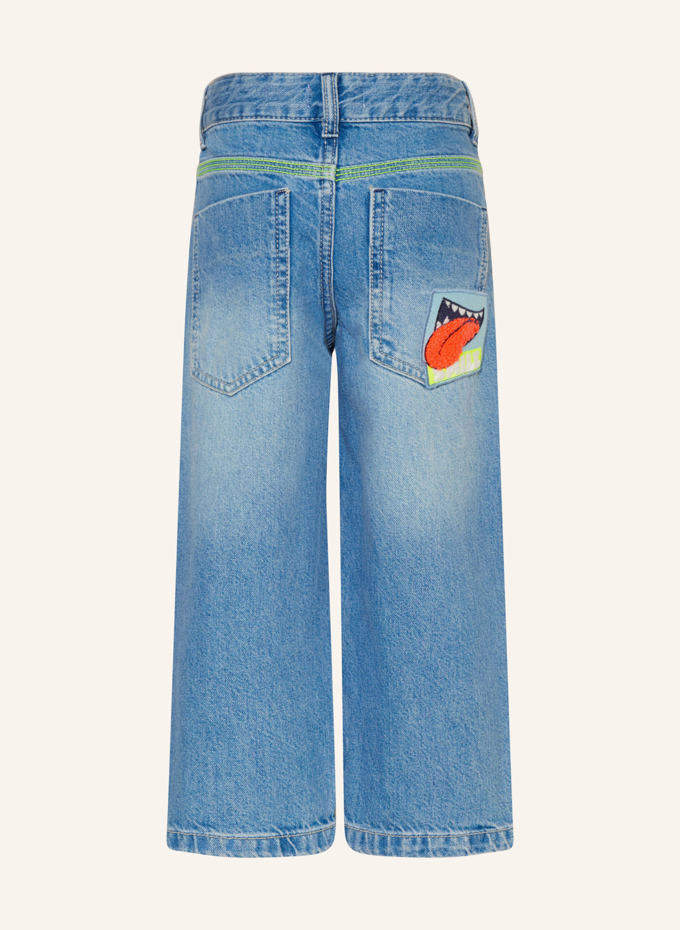 Billieblush Jeansy wide leg: Z18 double stone+bleach