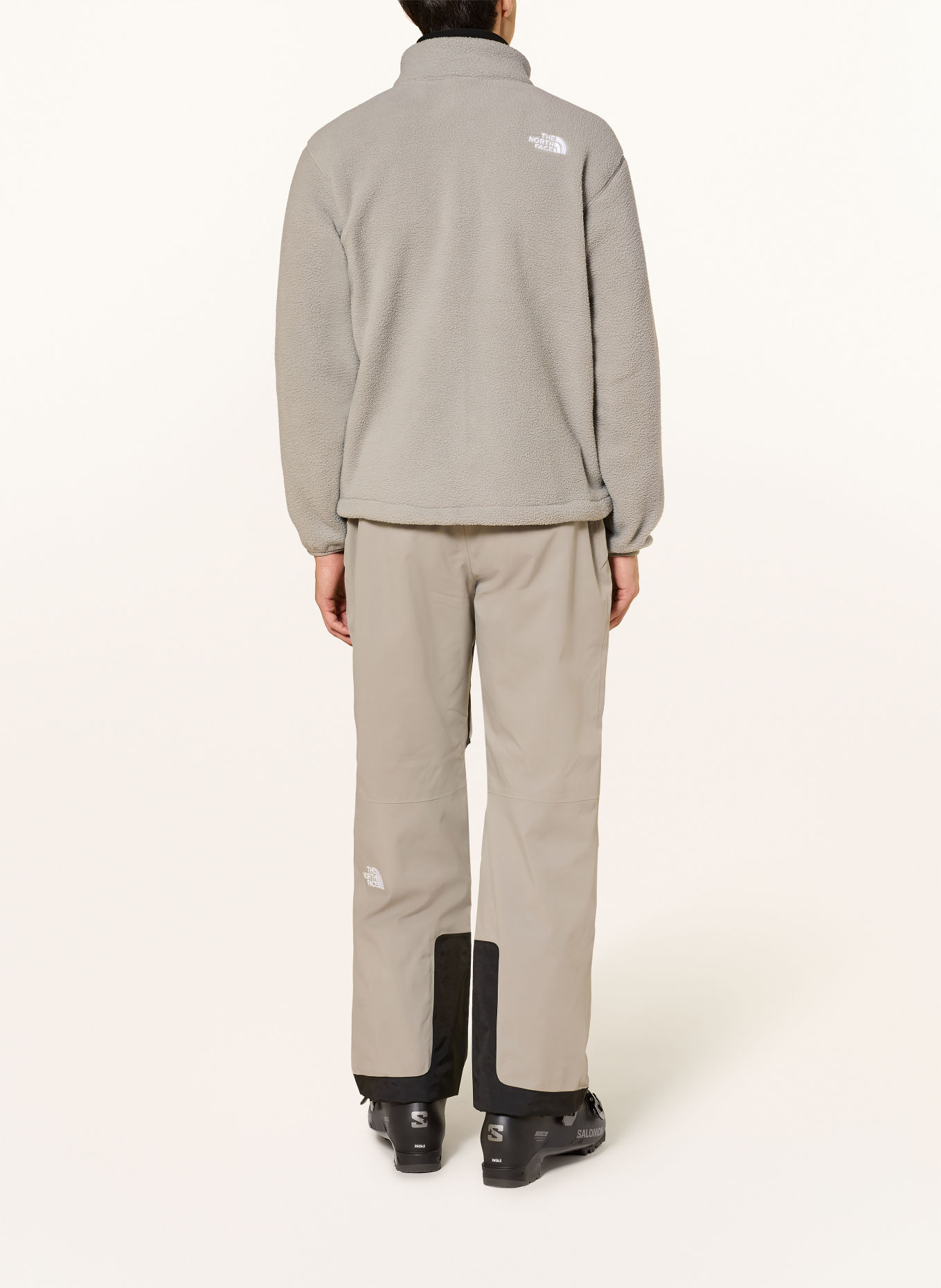 THE NORTH FACE Fleecejas TNF FLEESKI: GRIJS / WIT / ZWART