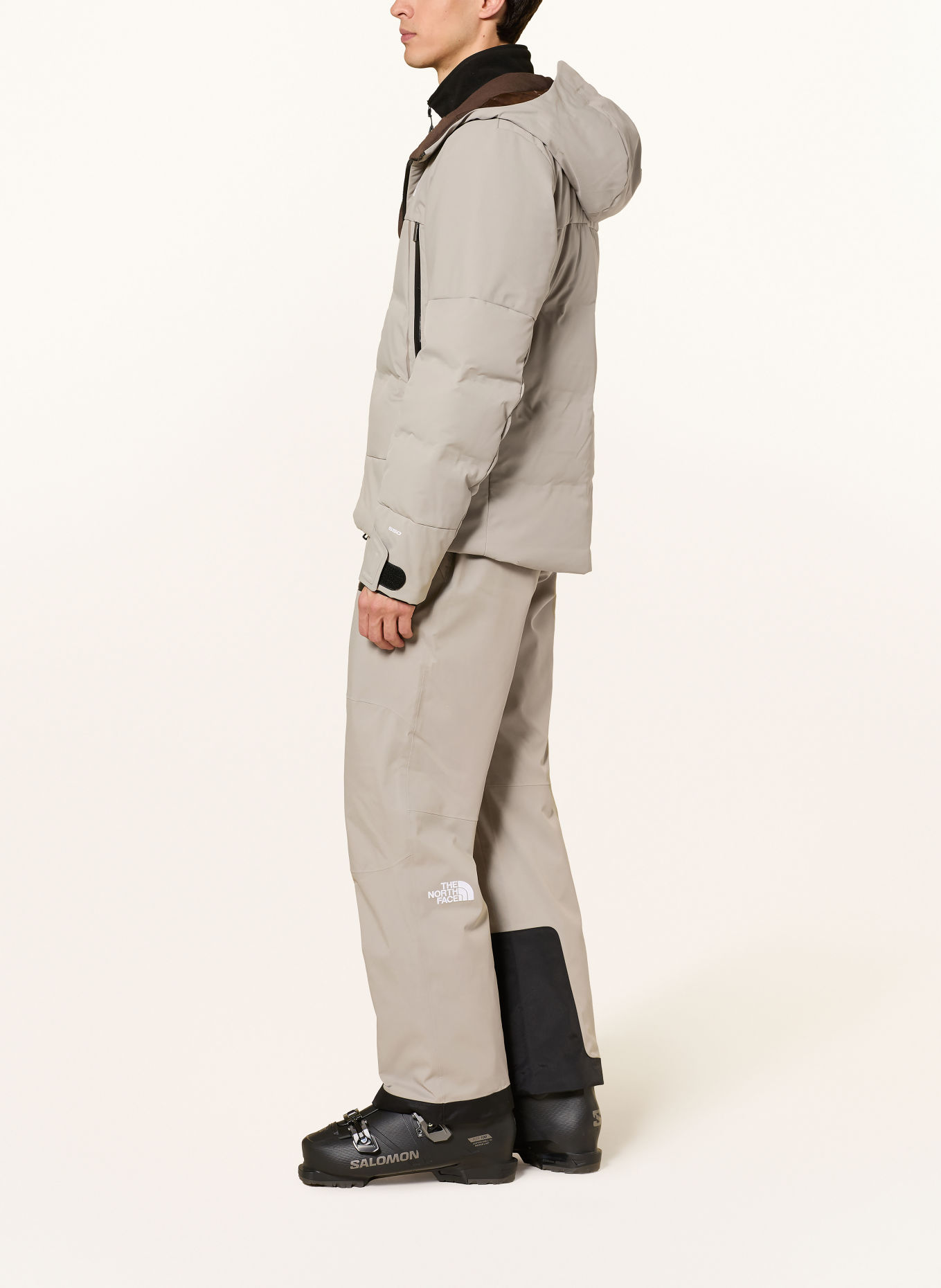 THE NORTH FACE Skibroek CHAKAL: GRIJS / ZWART
