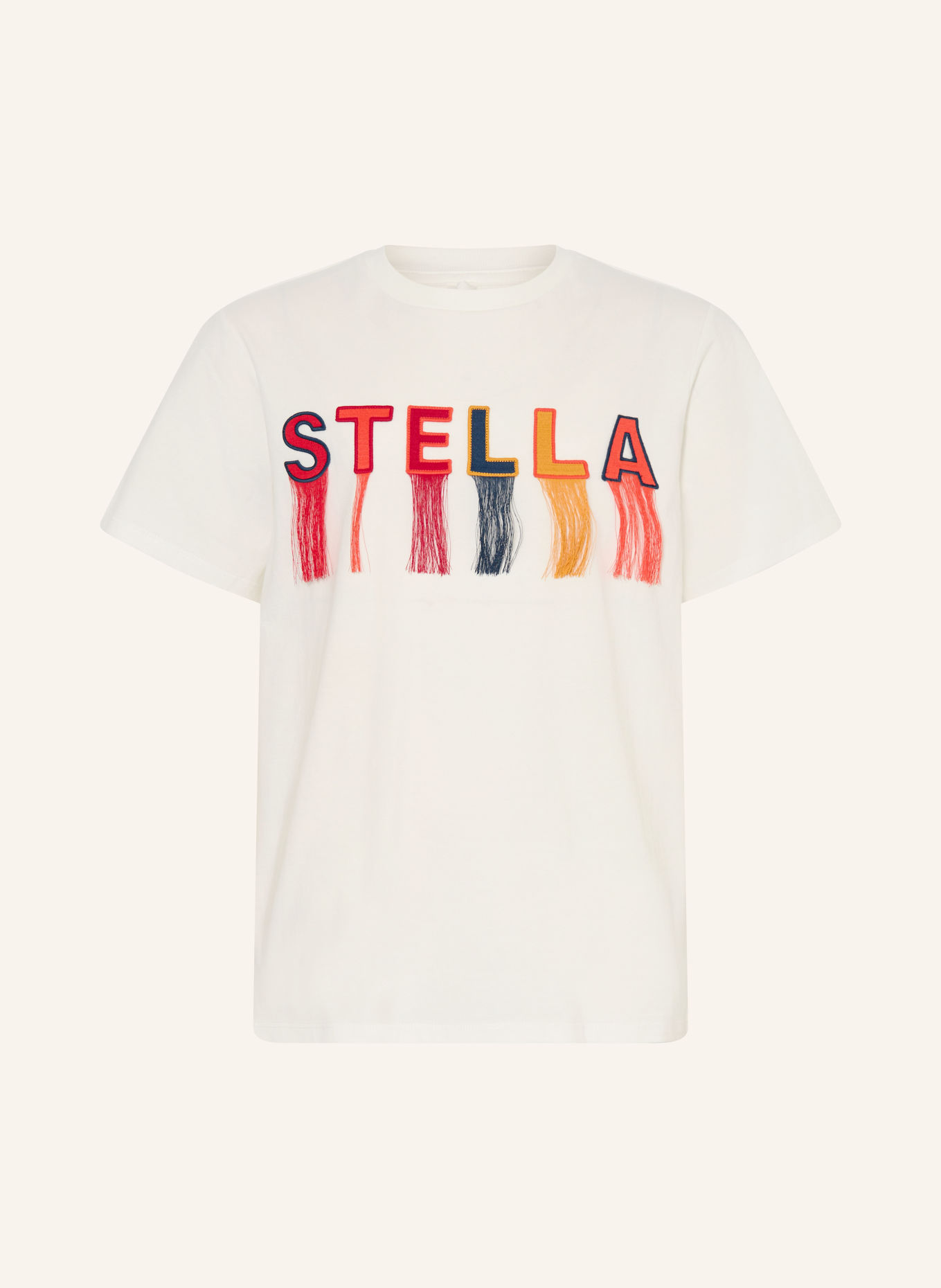 STELLA McCARTNEY KIDS T-shirt: WIT / ROOD / GEEL