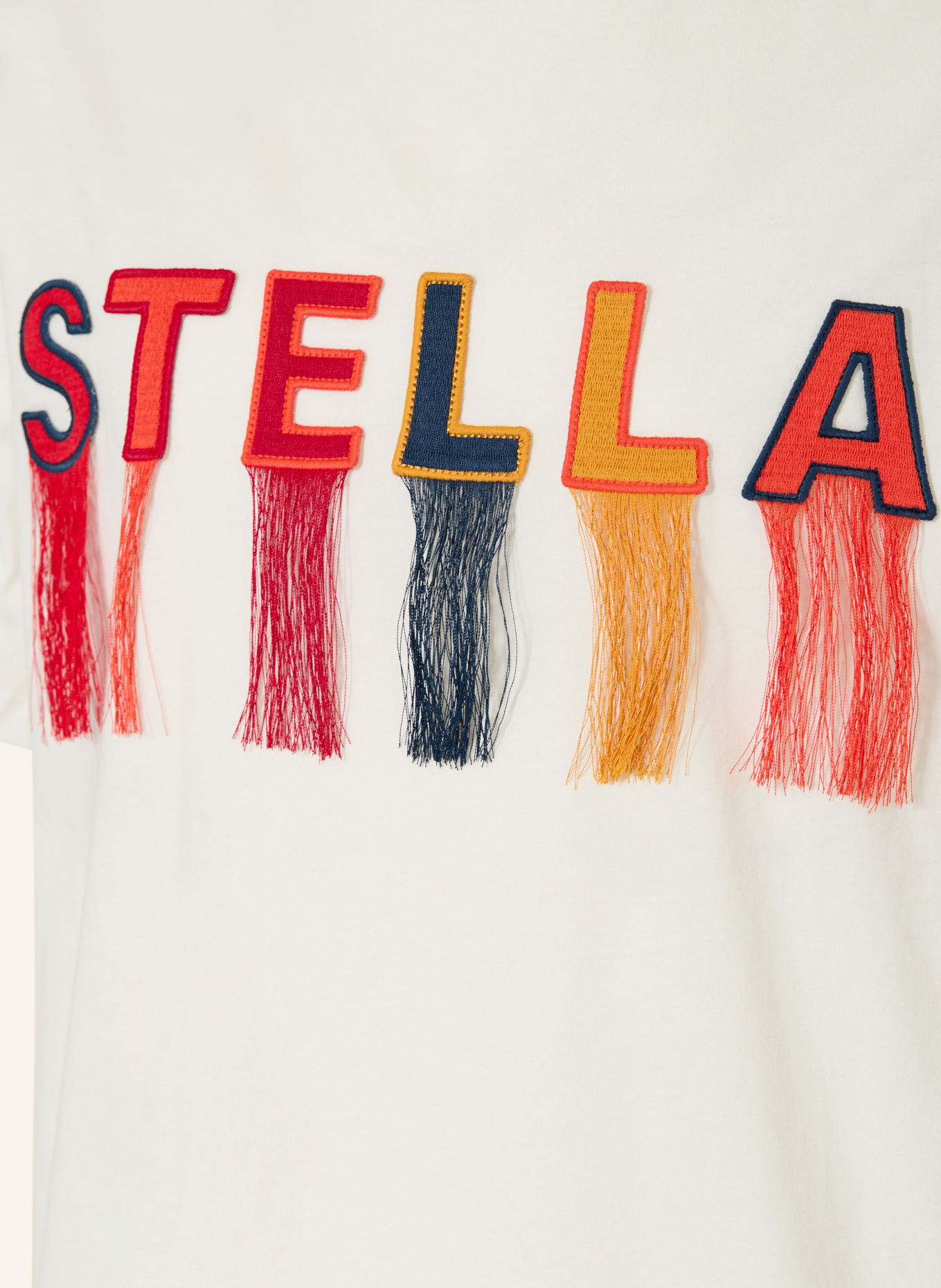 STELLA McCARTNEY KIDS T-shirt: WIT / ROOD / GEEL
