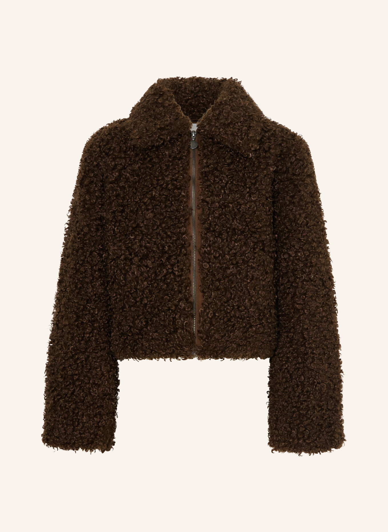 STELLA McCARTNEY KIDS Jas van imitatiebont: MARRON FONCÉ