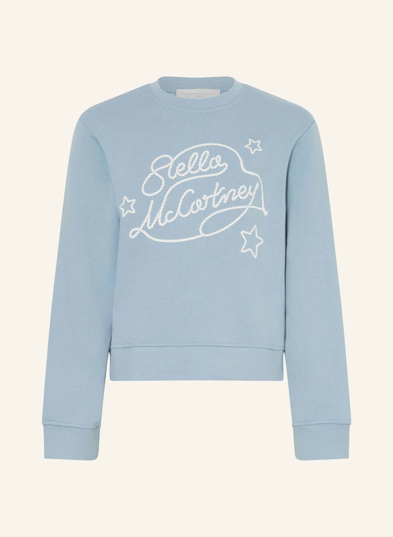 STELLA McCARTNEY KIDS Sweatshirt: BLAUWGRIJS / WIT