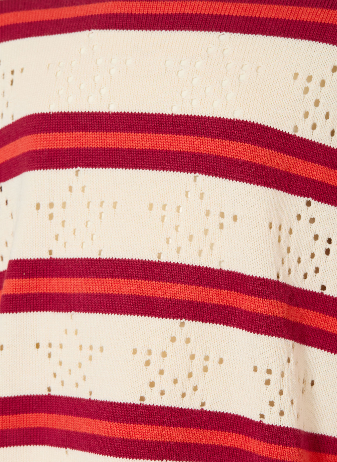 STELLA McCARTNEY KIDS Trui: DONKERROOD / CRÈME