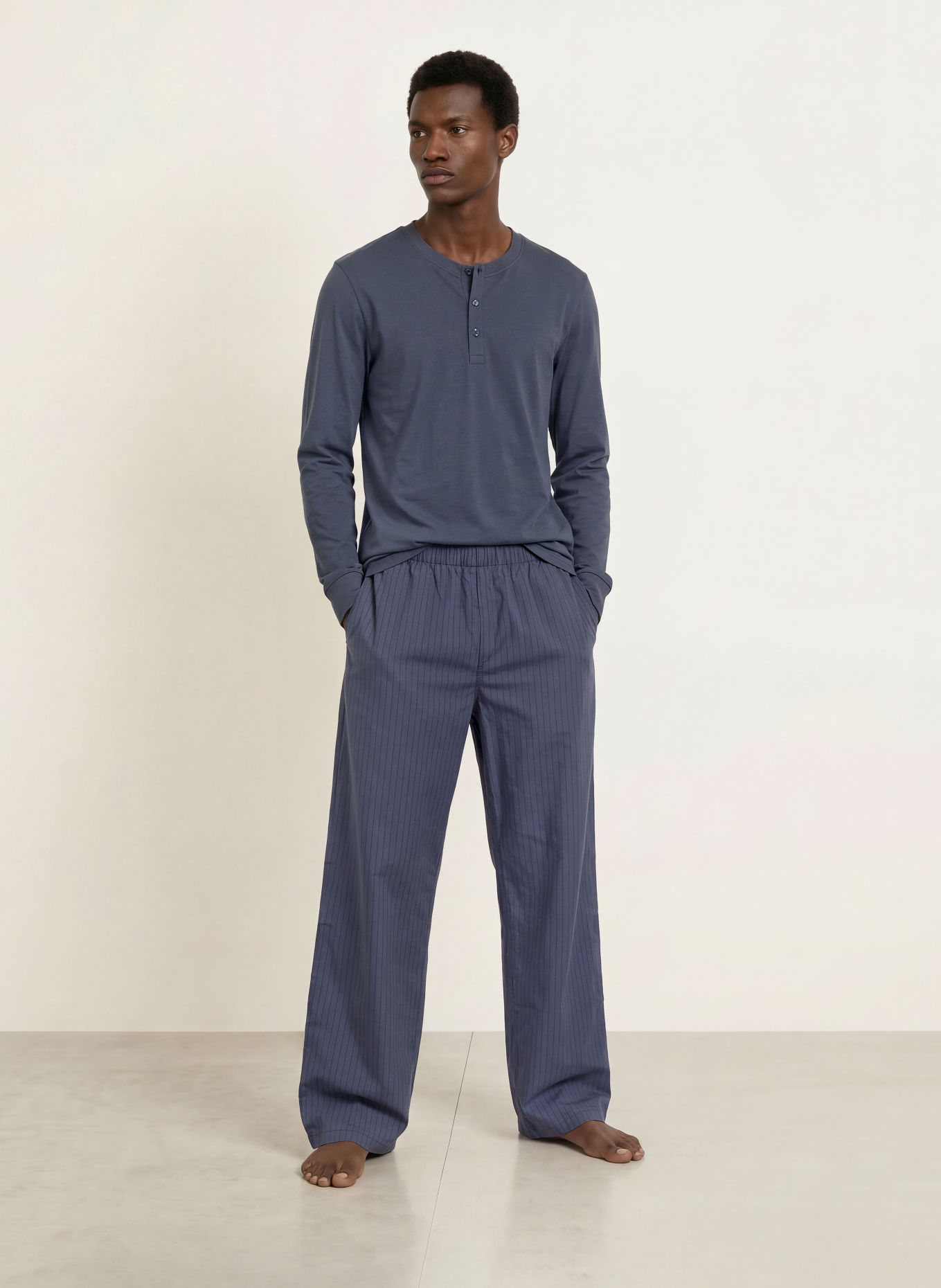 Marc O'Polo Haut de pyjama: BLEU FONCÉ