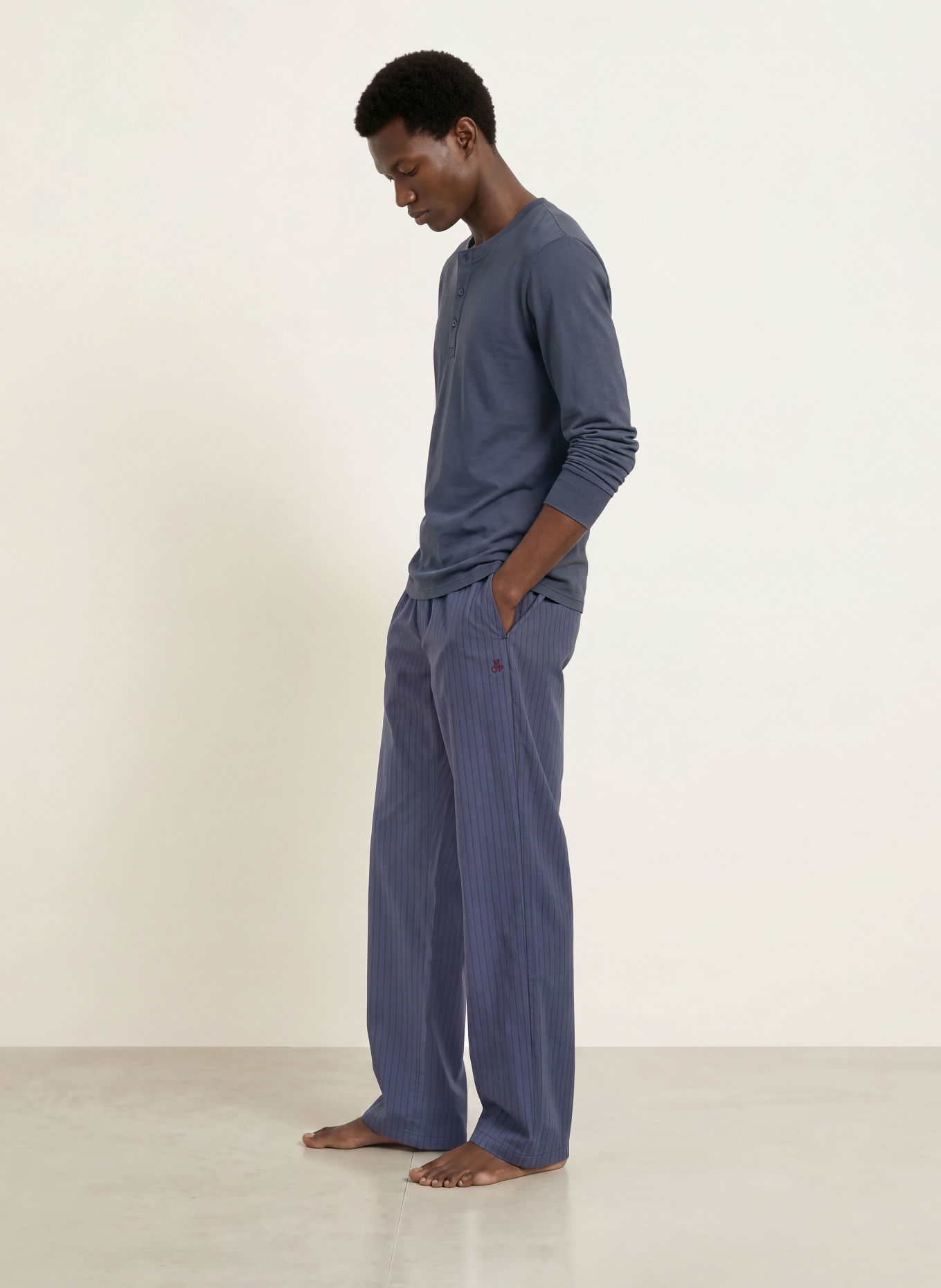 Marc O'Polo Haut de pyjama: BLEU FONCÉ