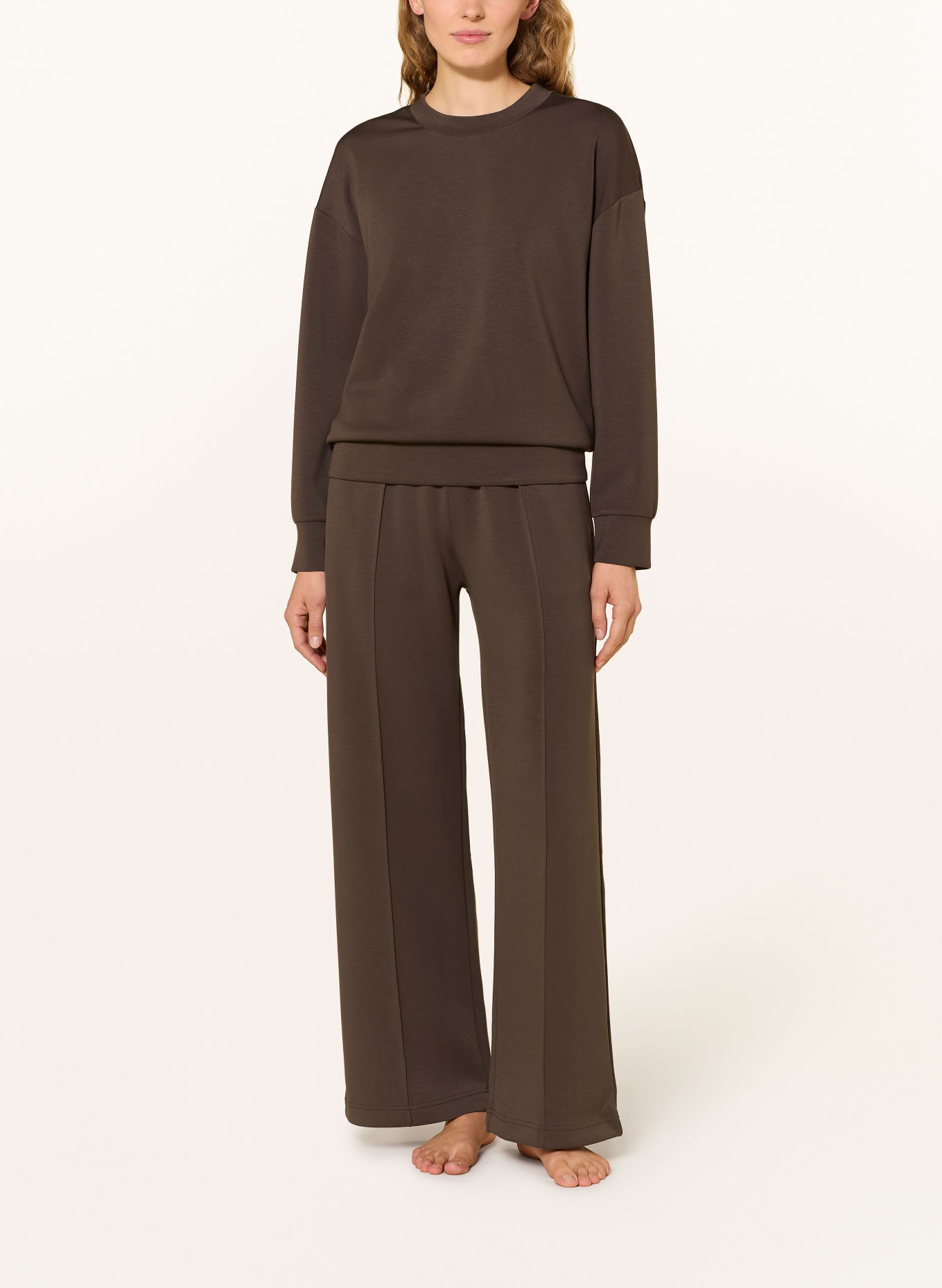 Marc O'Polo Sweatshirt loungewear: MARRON FONCÉ