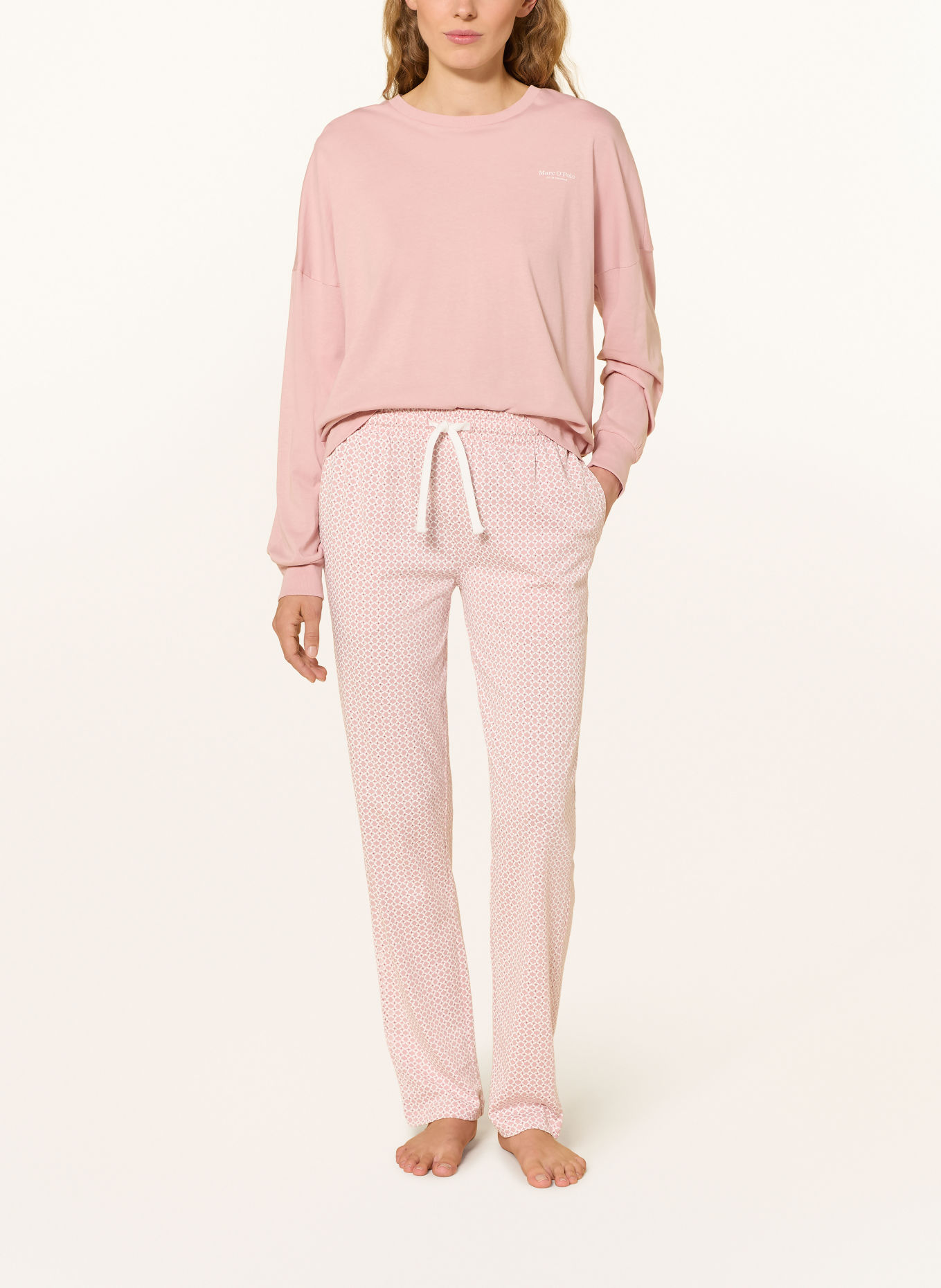 Marc O'Polo Pyjamas: ROSA / HVID