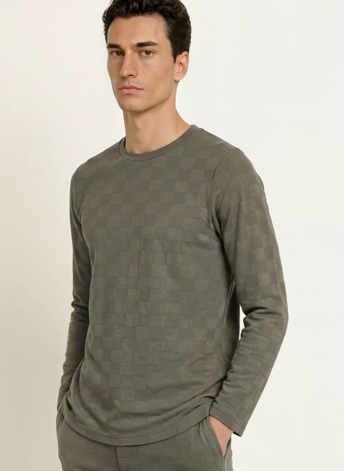 JOOP! Lounge-Sweatshirt: KHAKI