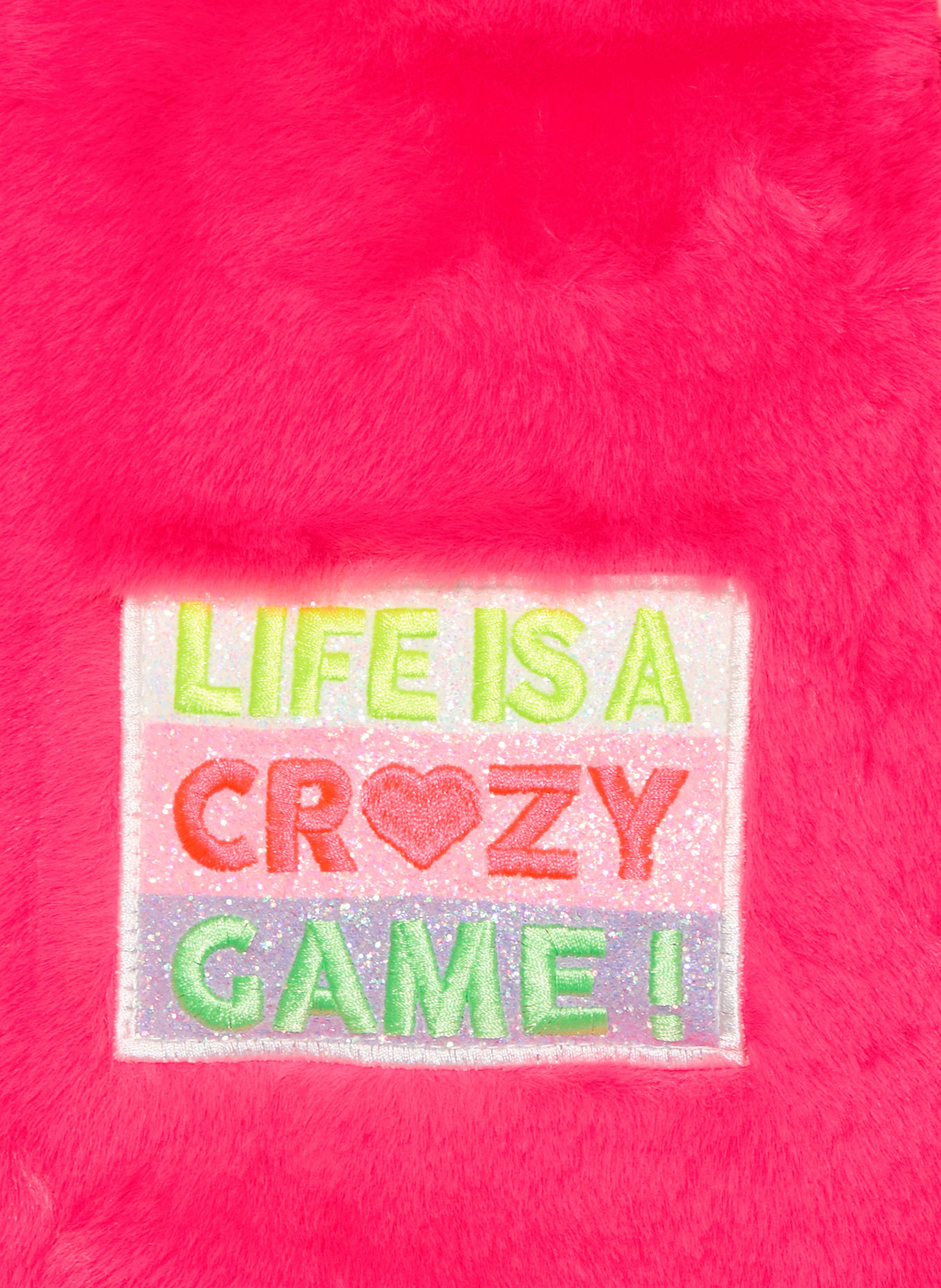Billieblush Veste sans manches en fausse fourrure: ROSE FUCHSIA FLUO / JAUNE FLUO / VERT FLUO