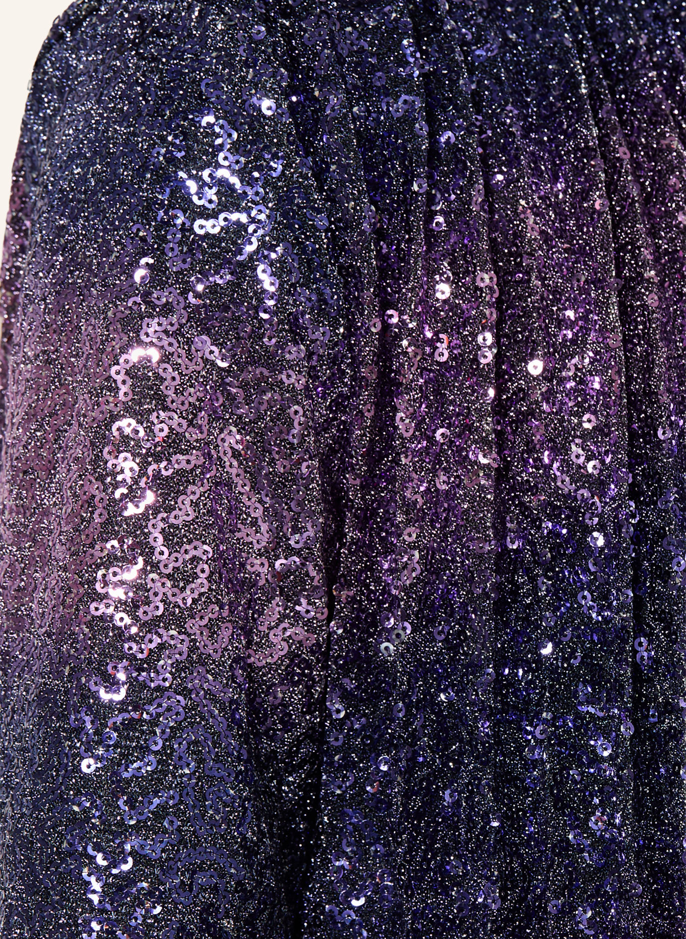 Billieblush Robe plissée en maille avec paillettes: BLEU FONCÉ / LILAS