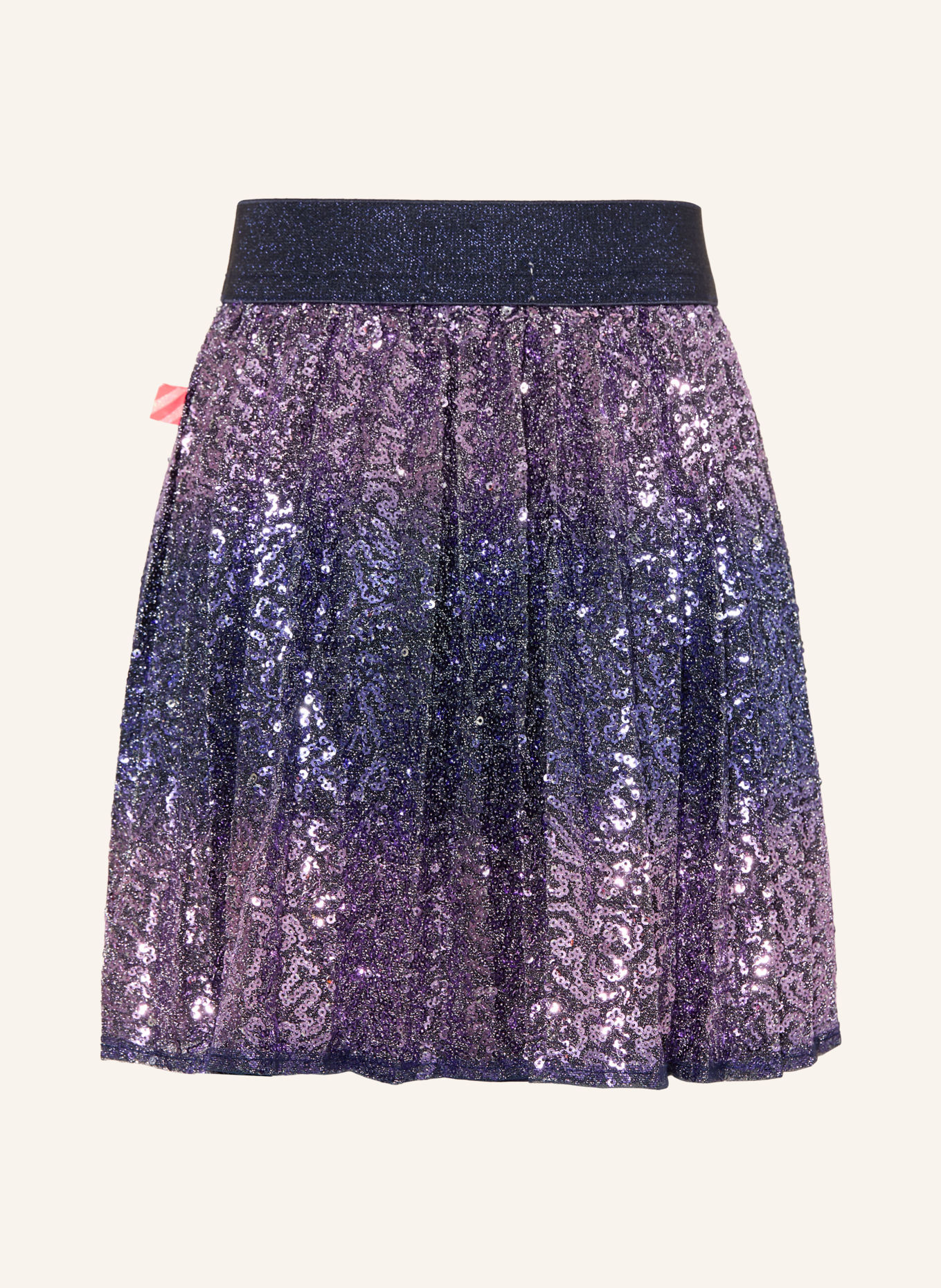 Billieblush Mesh-rok met pailletten: DONKERBLAUW / PAARS