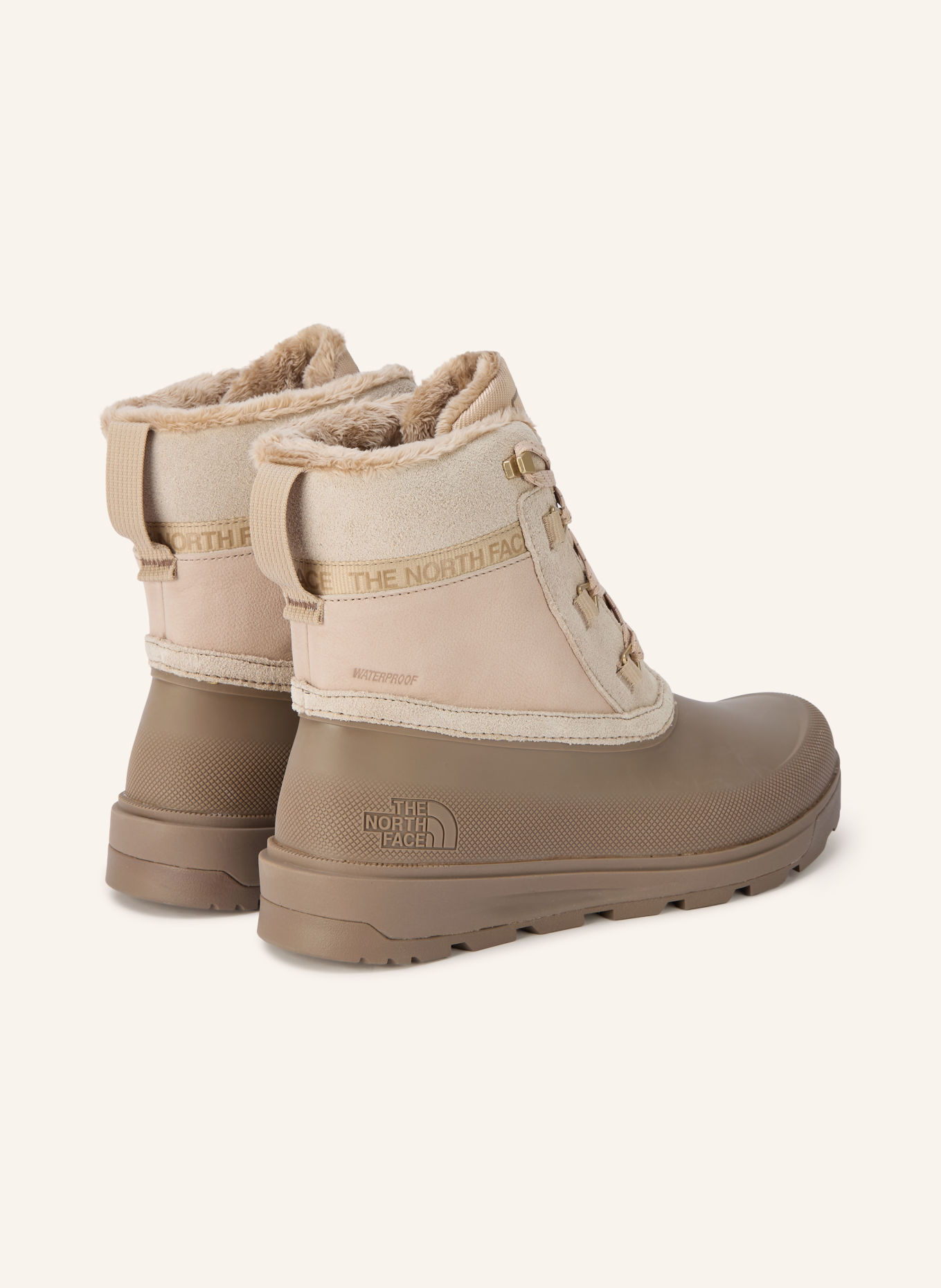THE NORTH FACE Veterboots SHELLISTA V SHORTY WP: BEIGE / TAUPE