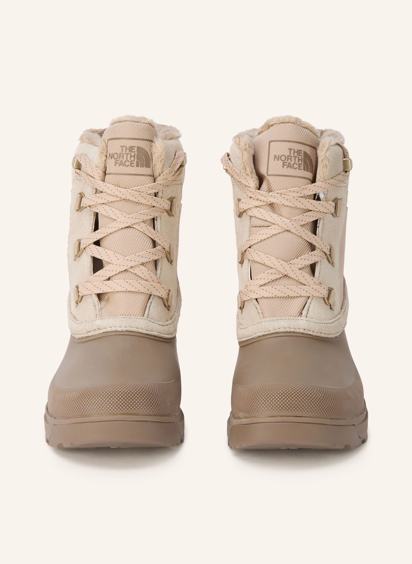 THE NORTH FACE Veterboots SHELLISTA V SHORTY WP: BEIGE / TAUPE