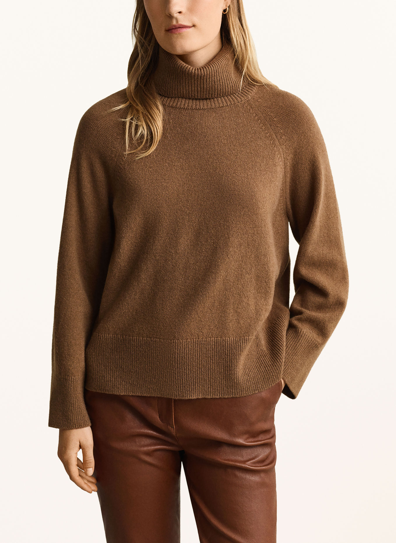 GANT Rollkragenpullover: BRAUN