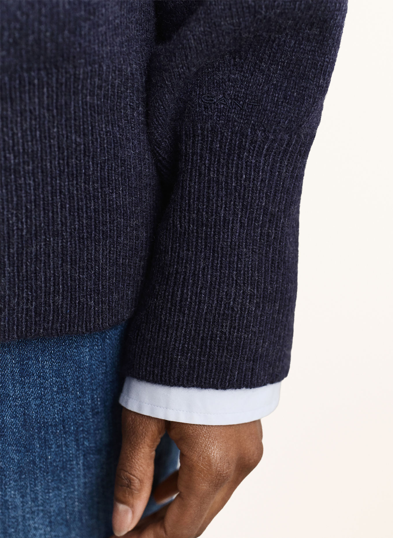 GANT Pullover: DUNKELBLAU
