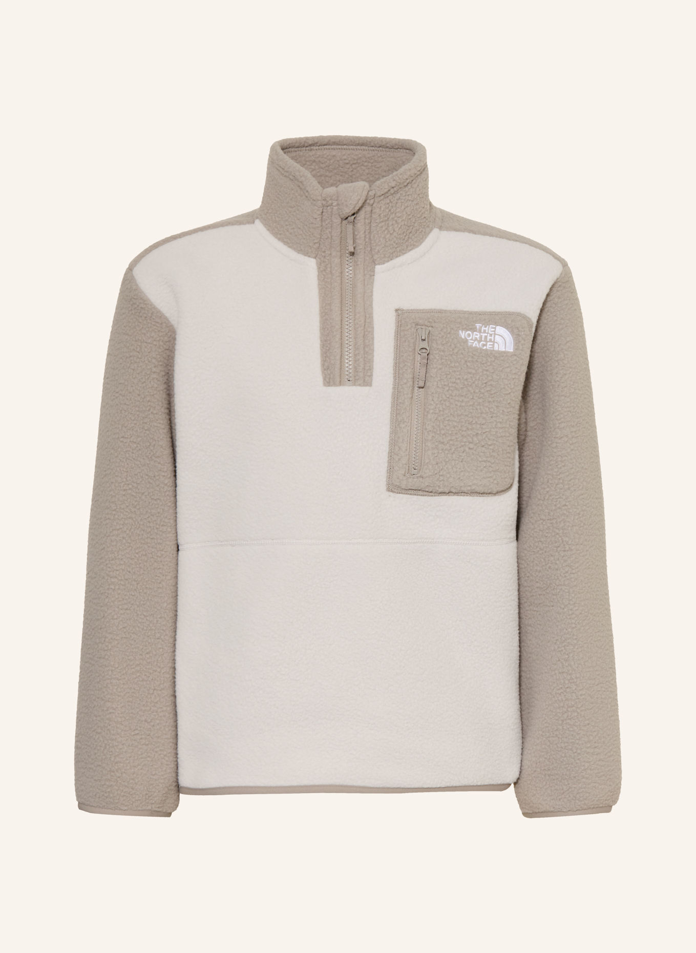 THE NORTH FACE Fleece-Troyer YUMIORI: BEIGE / HELLGRAU