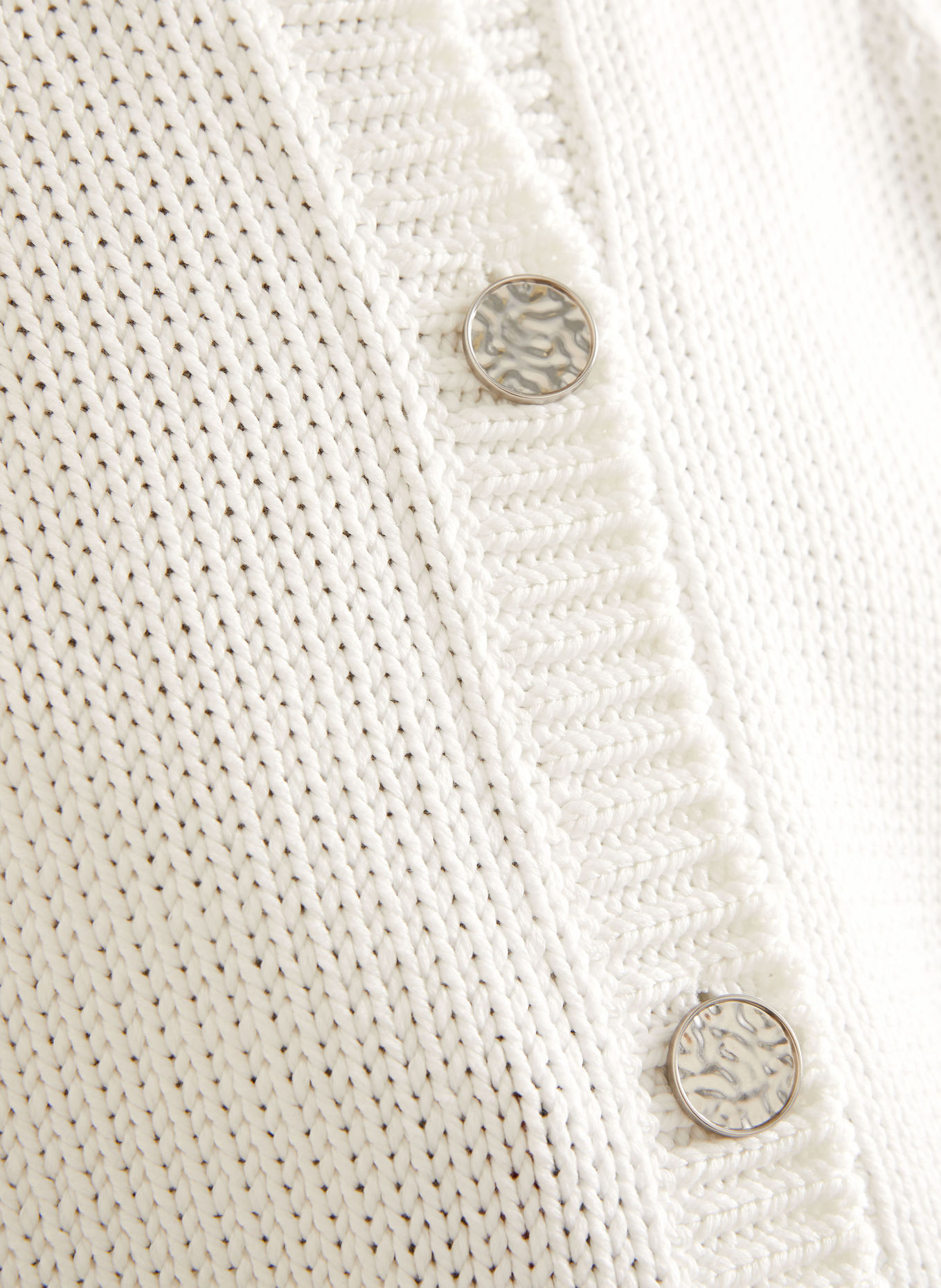 TOTEME Cardigan: WHITE