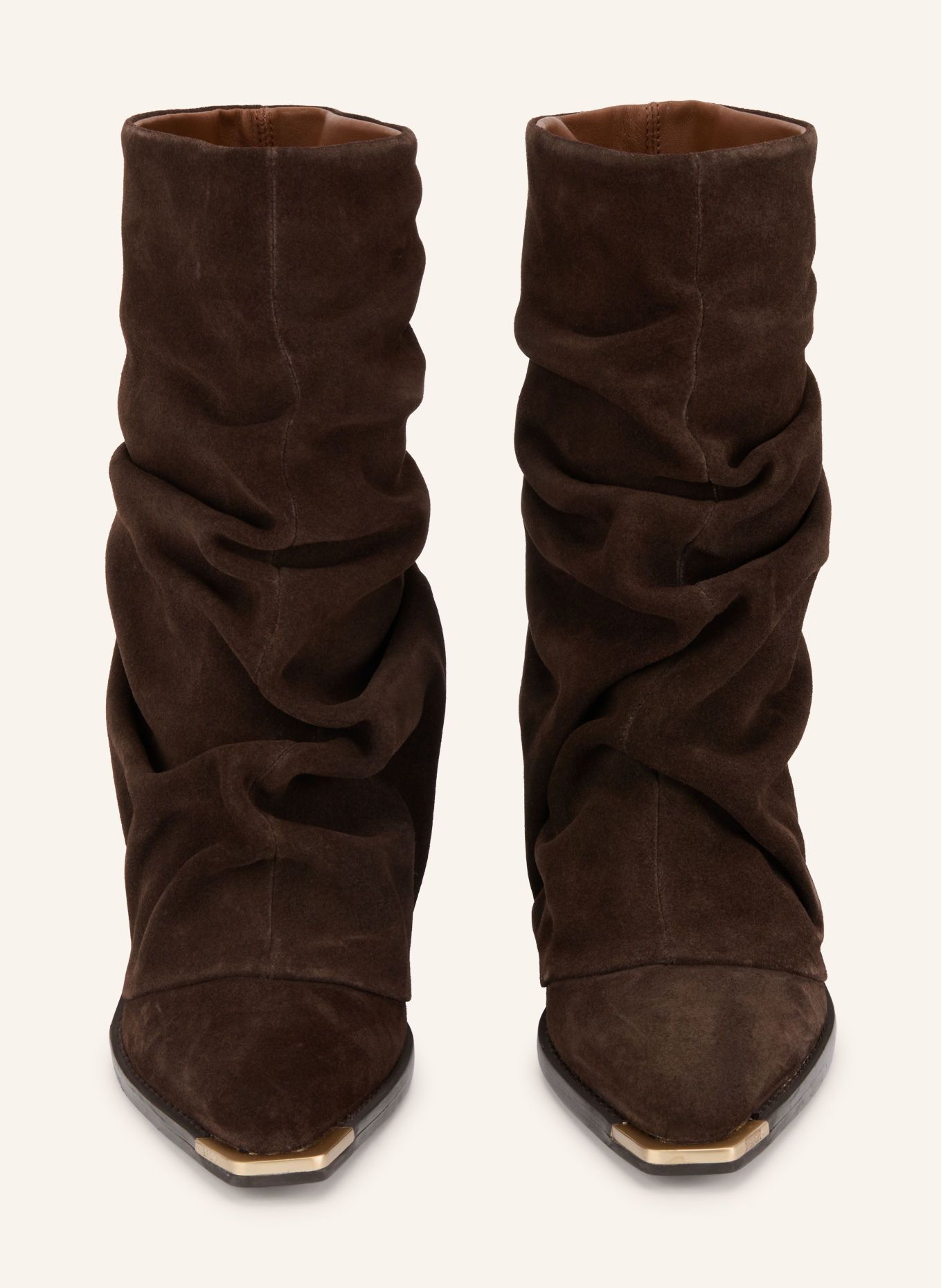 BRONX Cowboylaarzen NEW-KOLE: MARRON FONCÉ