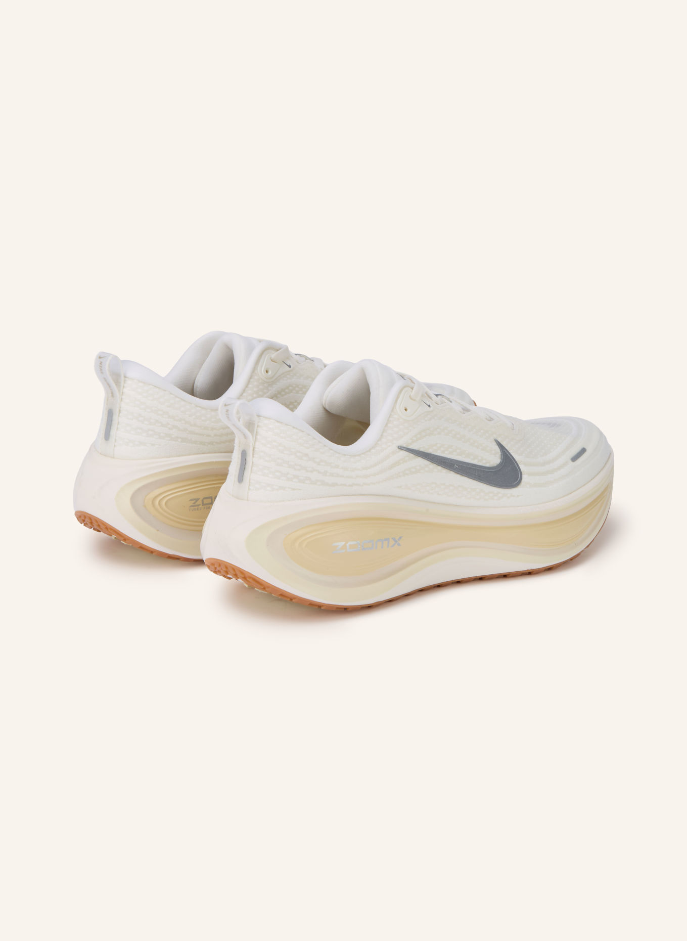Nike Hardloopschoenen VOMERO PLUS: ECRU / ZILVER / WIT