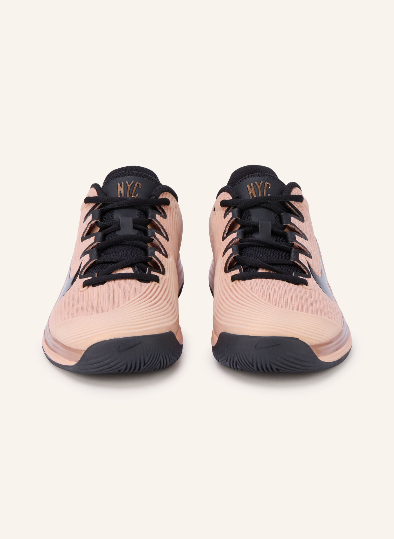 Nike Tennissko VAPOR 12 PREMIUM: ROSÉ / BEIGE / SORT
