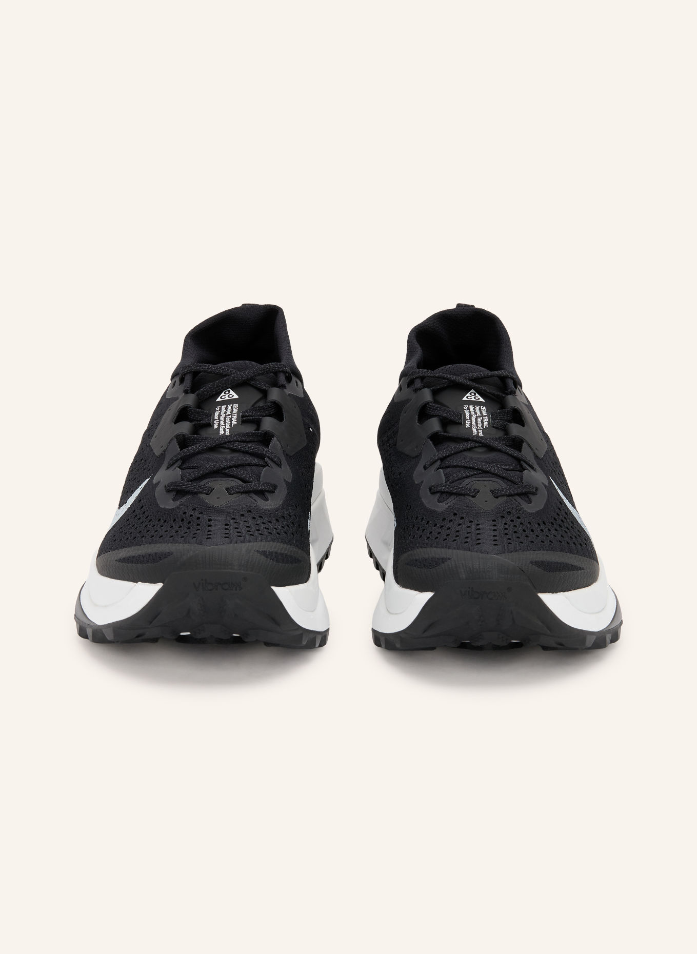 Nike ACG ZEGAMA TRAIL Trail running shoes: BLACK / WHITE