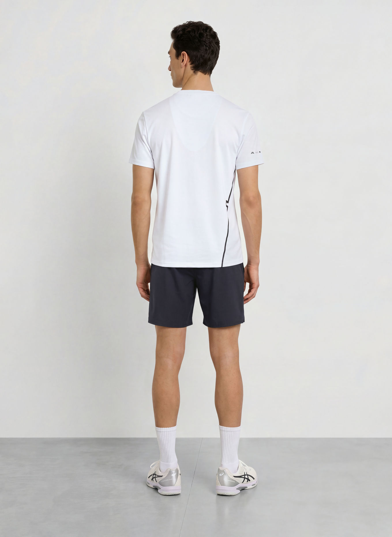 J.LINDEBERG Funktionsshirt: WEISS / SCHWARZ