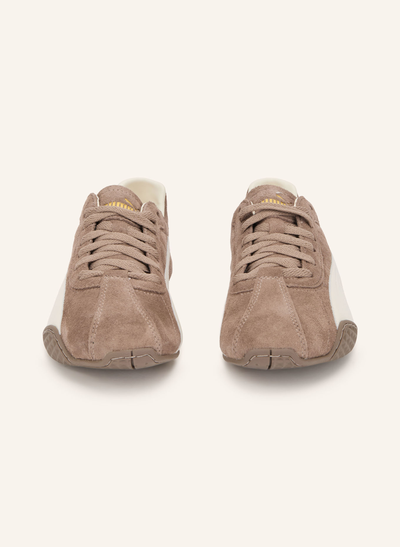 PUMA K-STREET Sneakers: TAUPE / WHITE