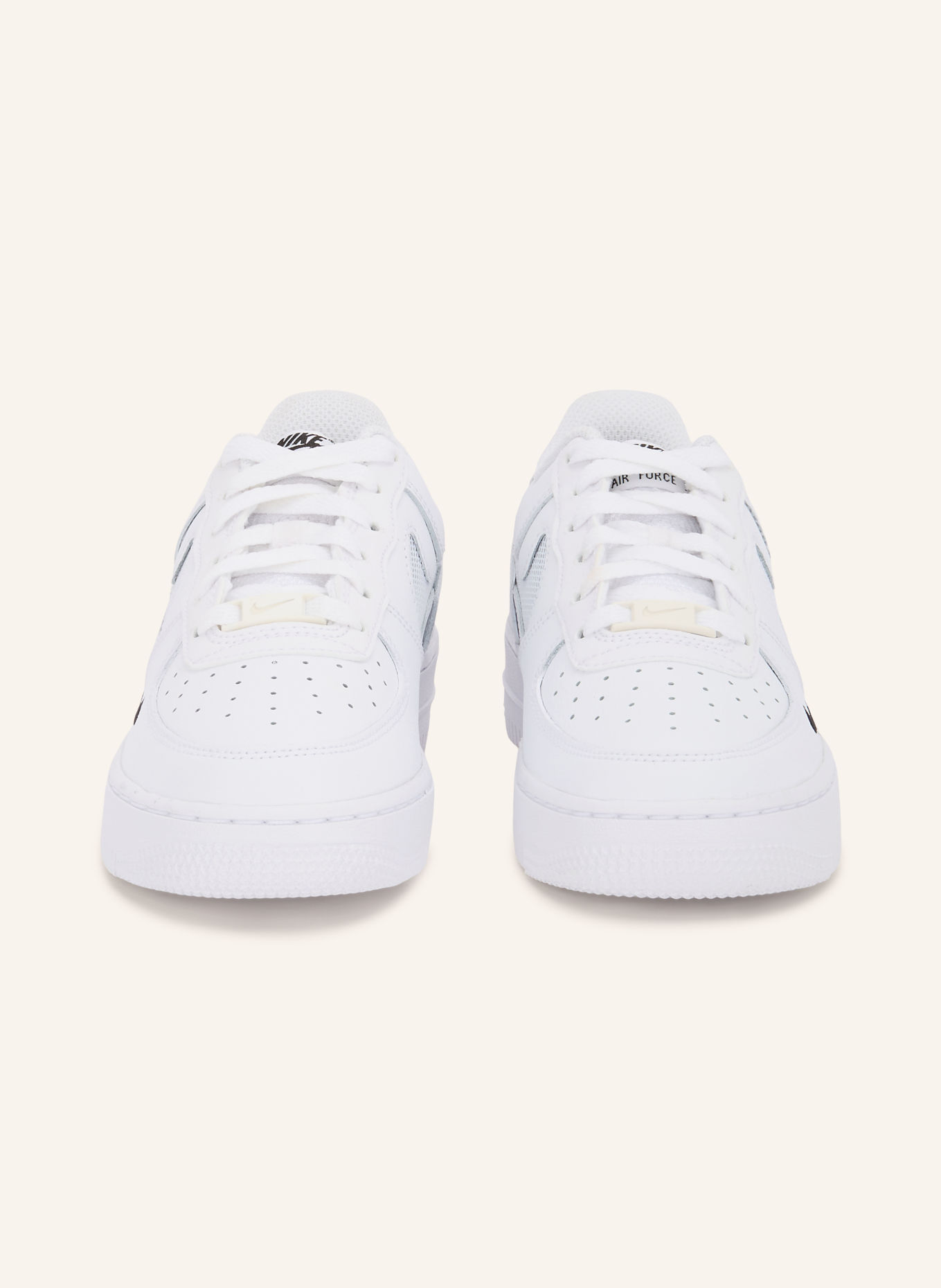 Nike AIR FORCE 1 LV8 Sneakers: WHITE / BLACK