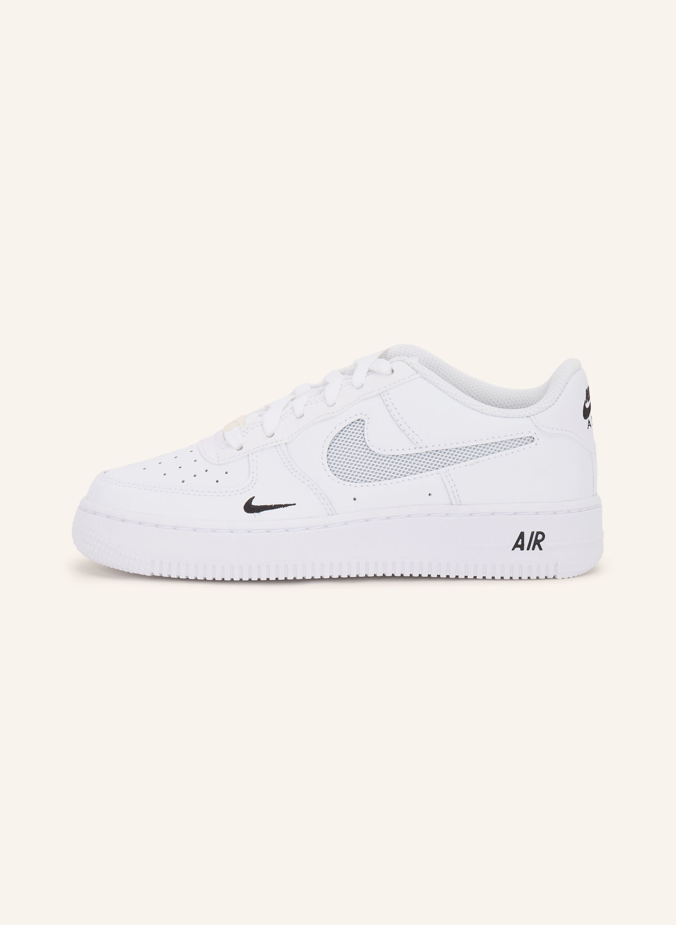 Nike AIR FORCE 1 LV8 Sneakers: WHITE / BLACK