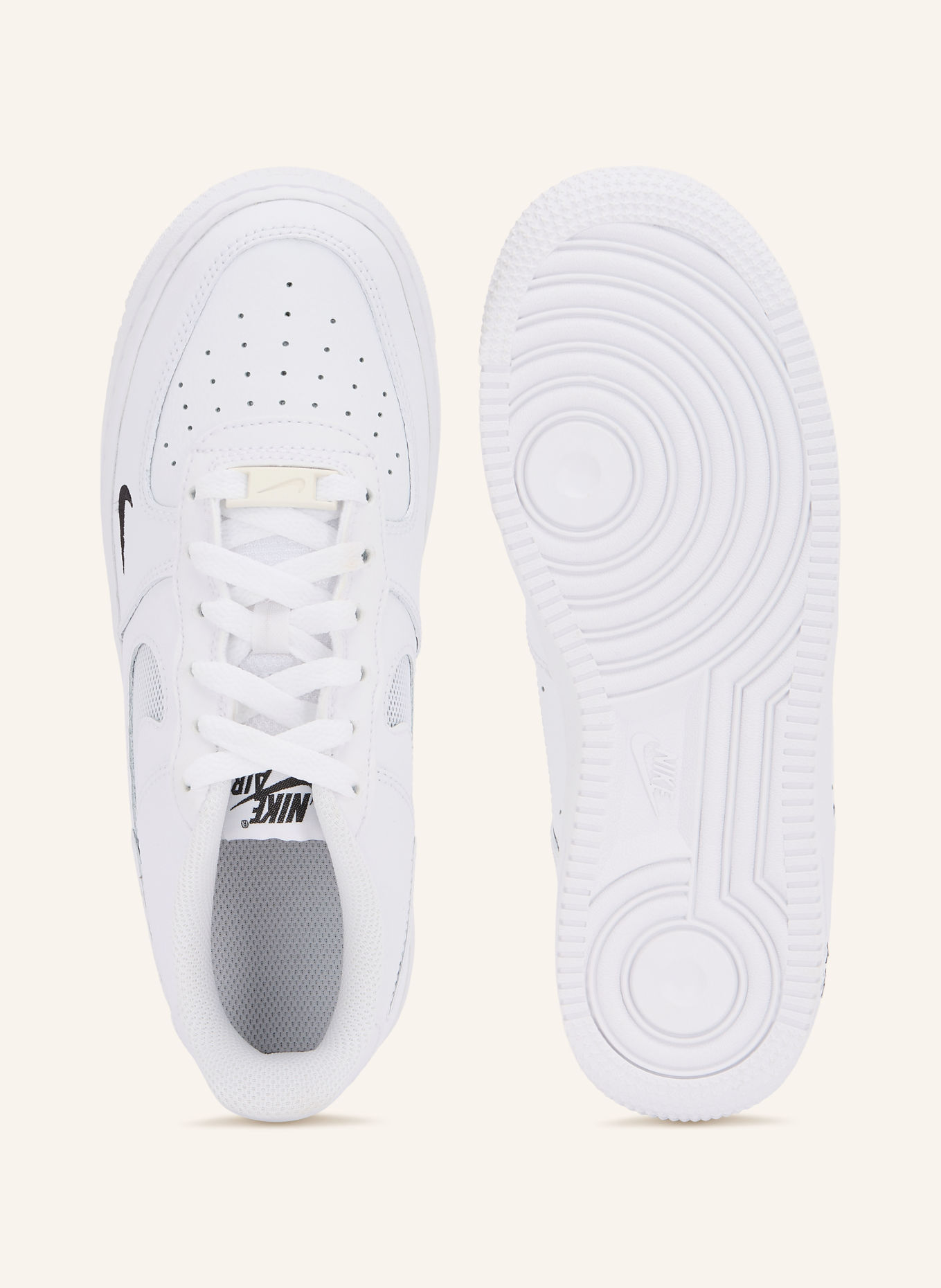 Nike AIR FORCE 1 LV8 Sneakers: WHITE / BLACK