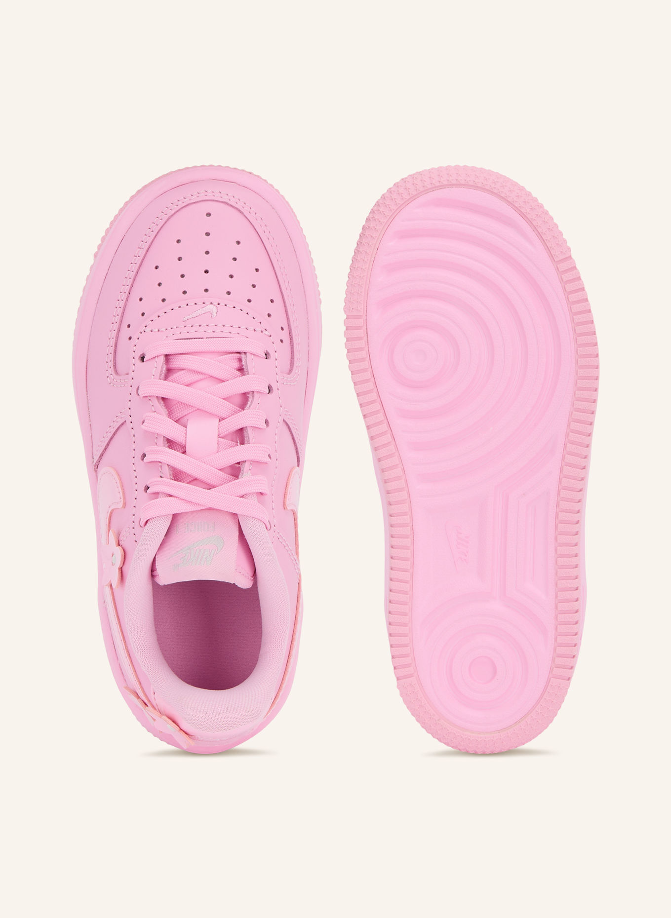 Nike FORCE 1 KI FLORET LACE Sneakers: PINK