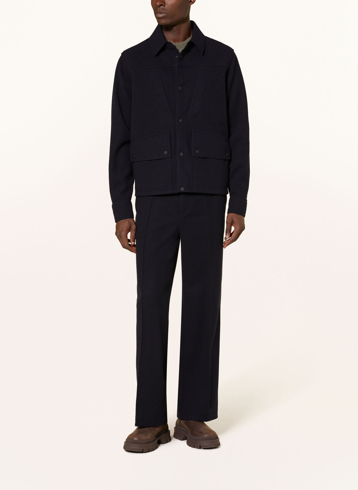 MONCLER GRENOBLE Fleecejacke: DUNKELBLAU