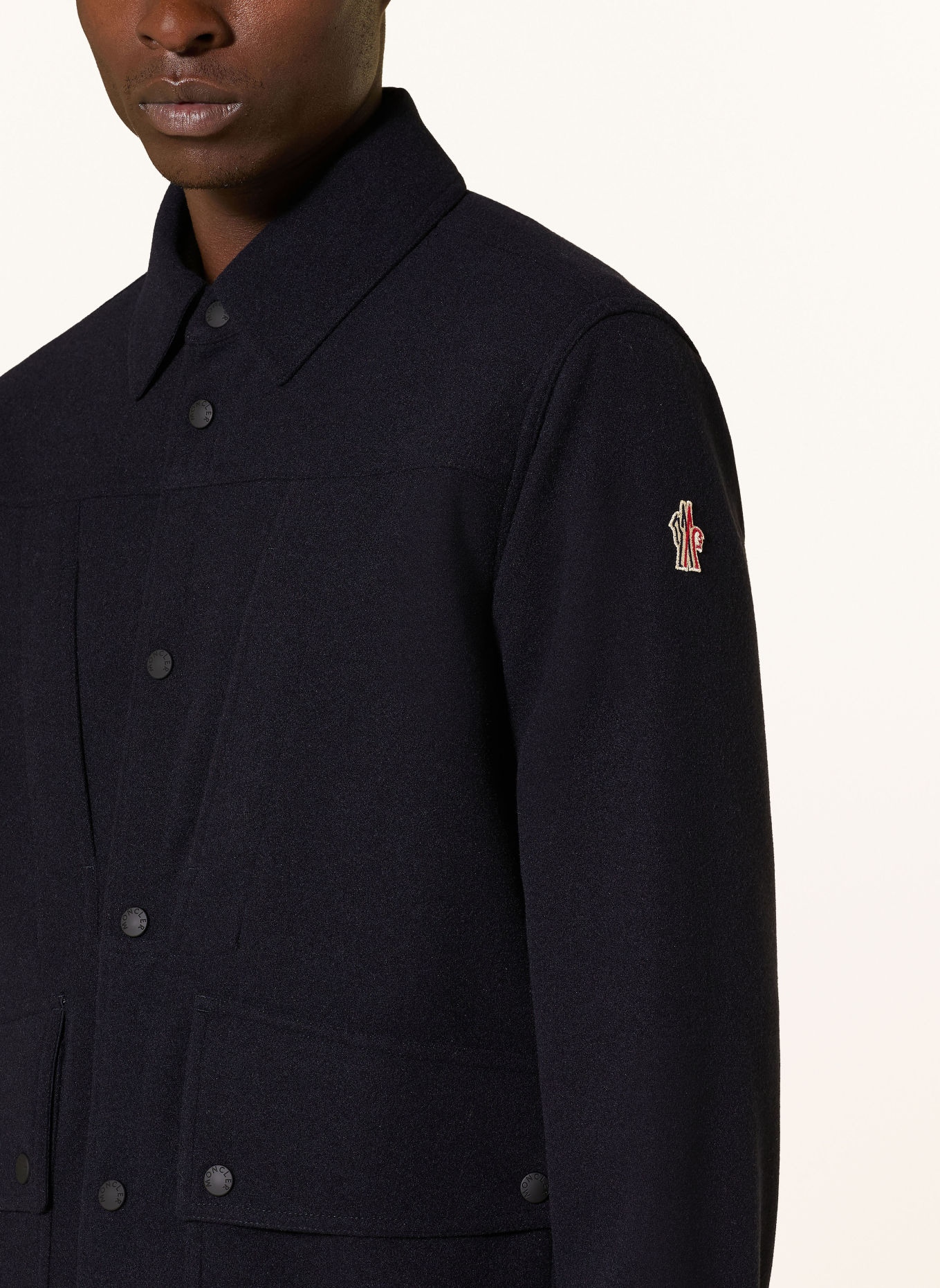 MONCLER GRENOBLE Fleecejacke: DUNKELBLAU