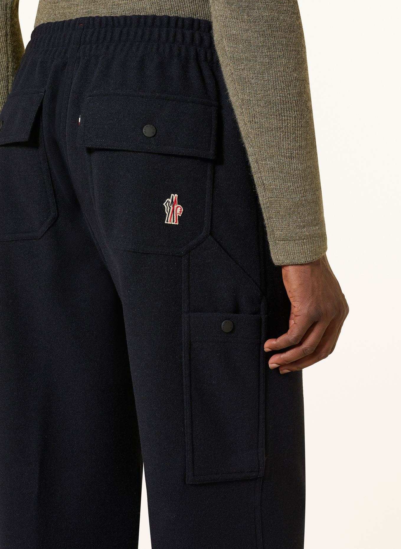MONCLER GRENOBLE Fleecehose: SCHWARZ
