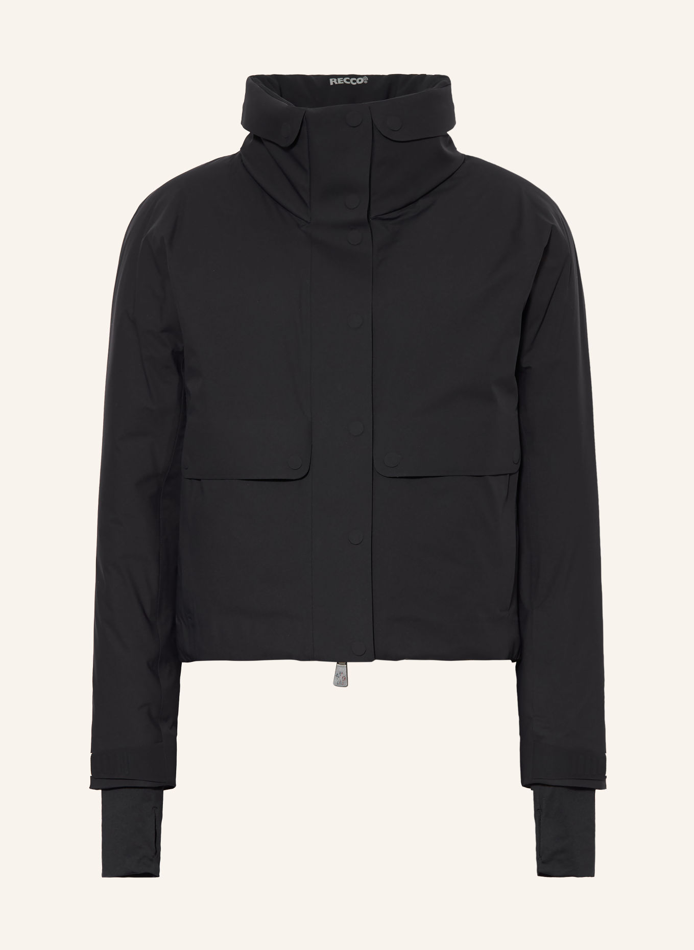 MONCLER GRENOBLE Daunen-Skijacke DANSES: SCHWARZ