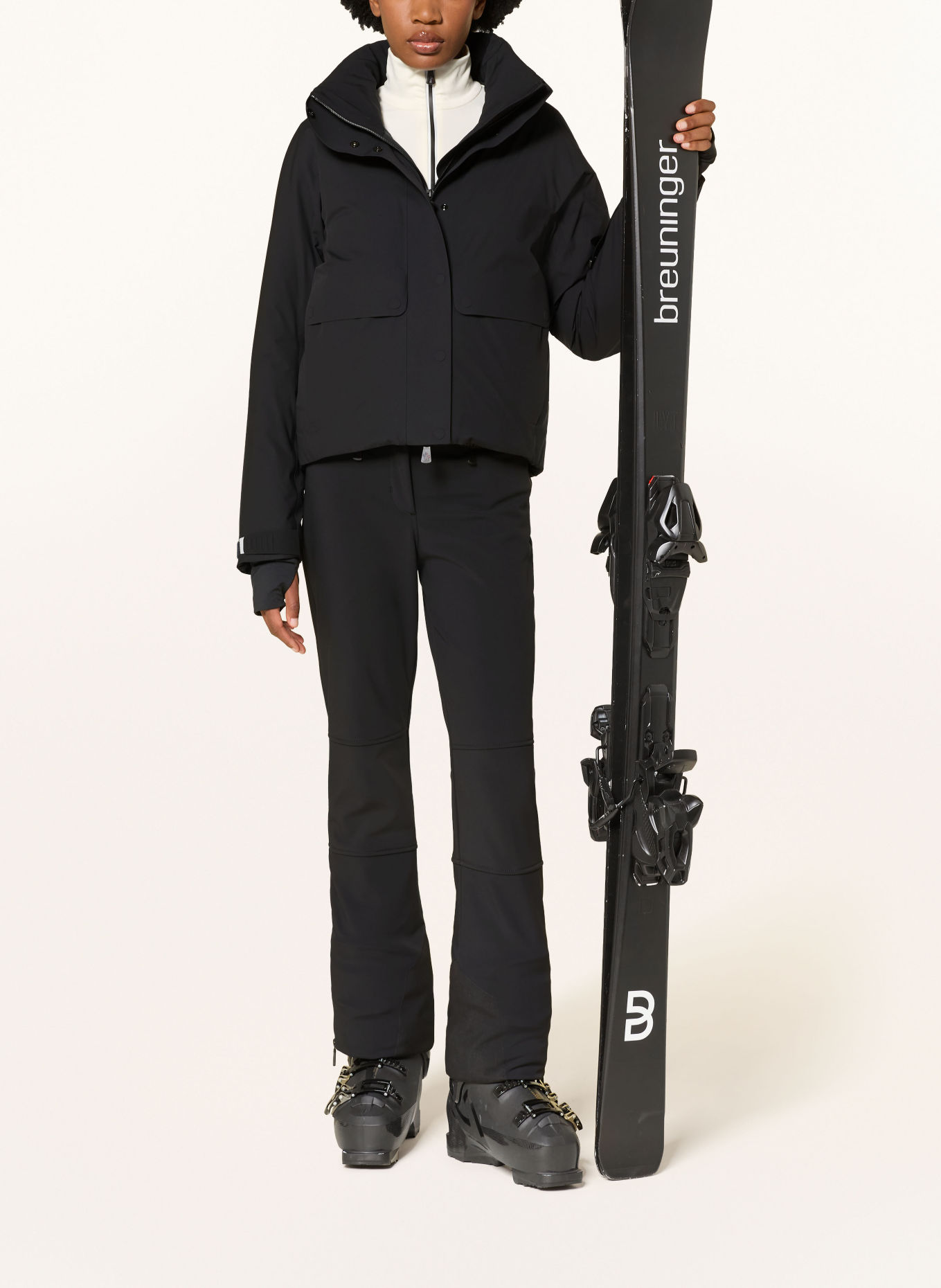 MONCLER GRENOBLE Daunen-Skijacke DANSES: SCHWARZ