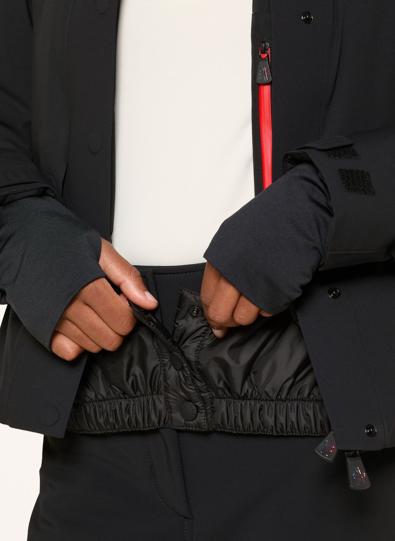 MONCLER GRENOBLE Daunen-Skijacke DANSES: SCHWARZ