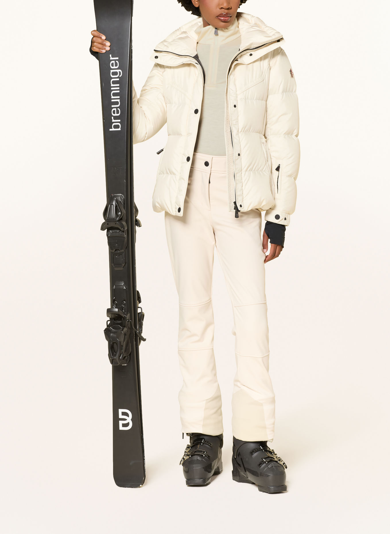 MONCLER GRENOBLE Schipperstruien met zijde: CRÈME
