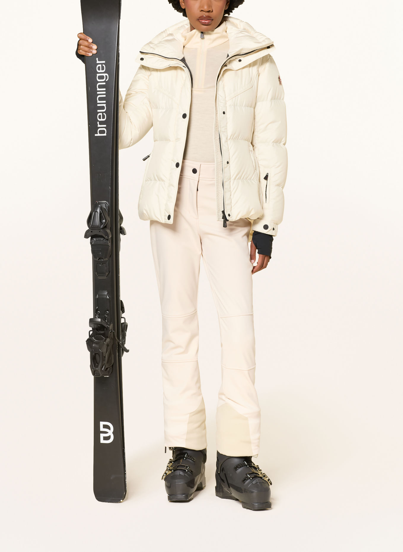MONCLER GRENOBLE Softshell-skibroek: WIT