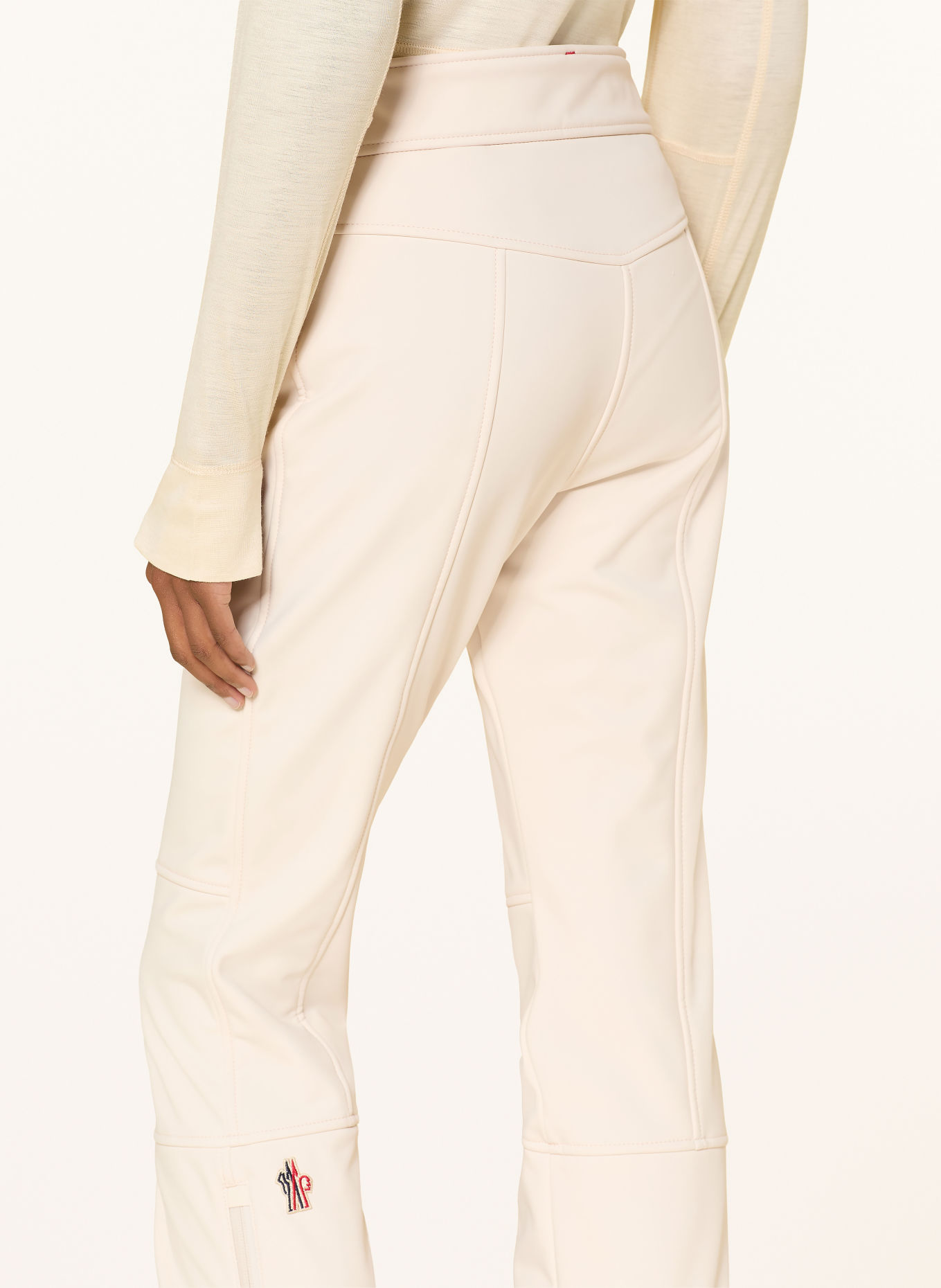 MONCLER GRENOBLE Softshell-skibroek: WIT