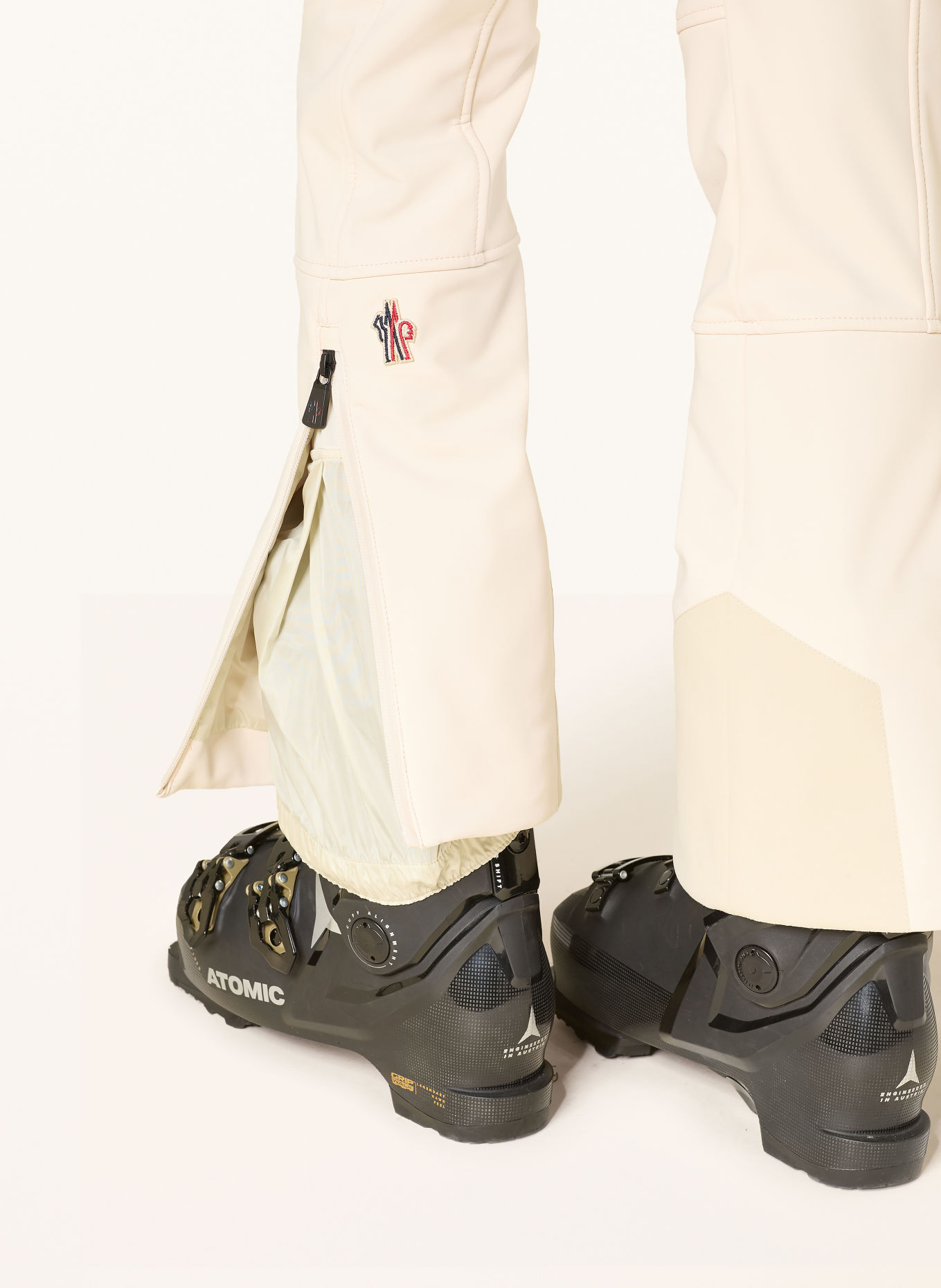MONCLER GRENOBLE Softshell-skibroek: WIT
