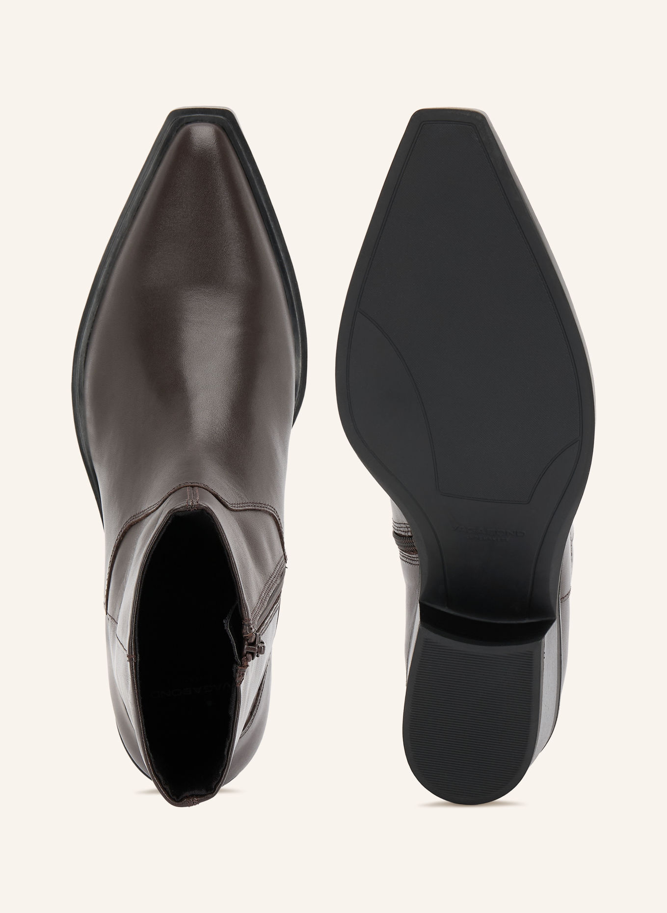 VAGABOND SHOEMAKERS Bottines KELSEY: MARRON FONCÉ