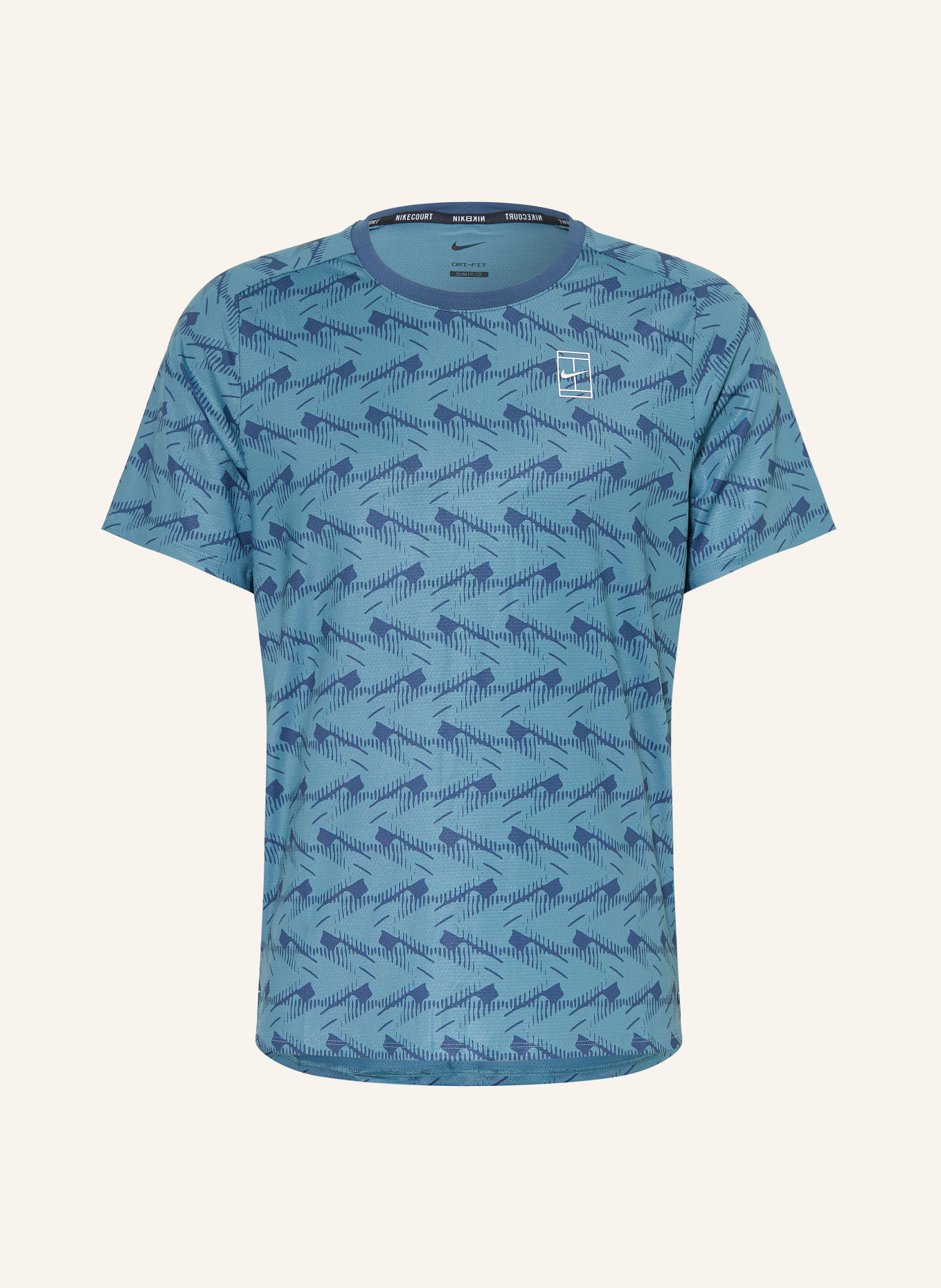 Nike Funktionsshirt COURT ADVANTAGE: PETROL