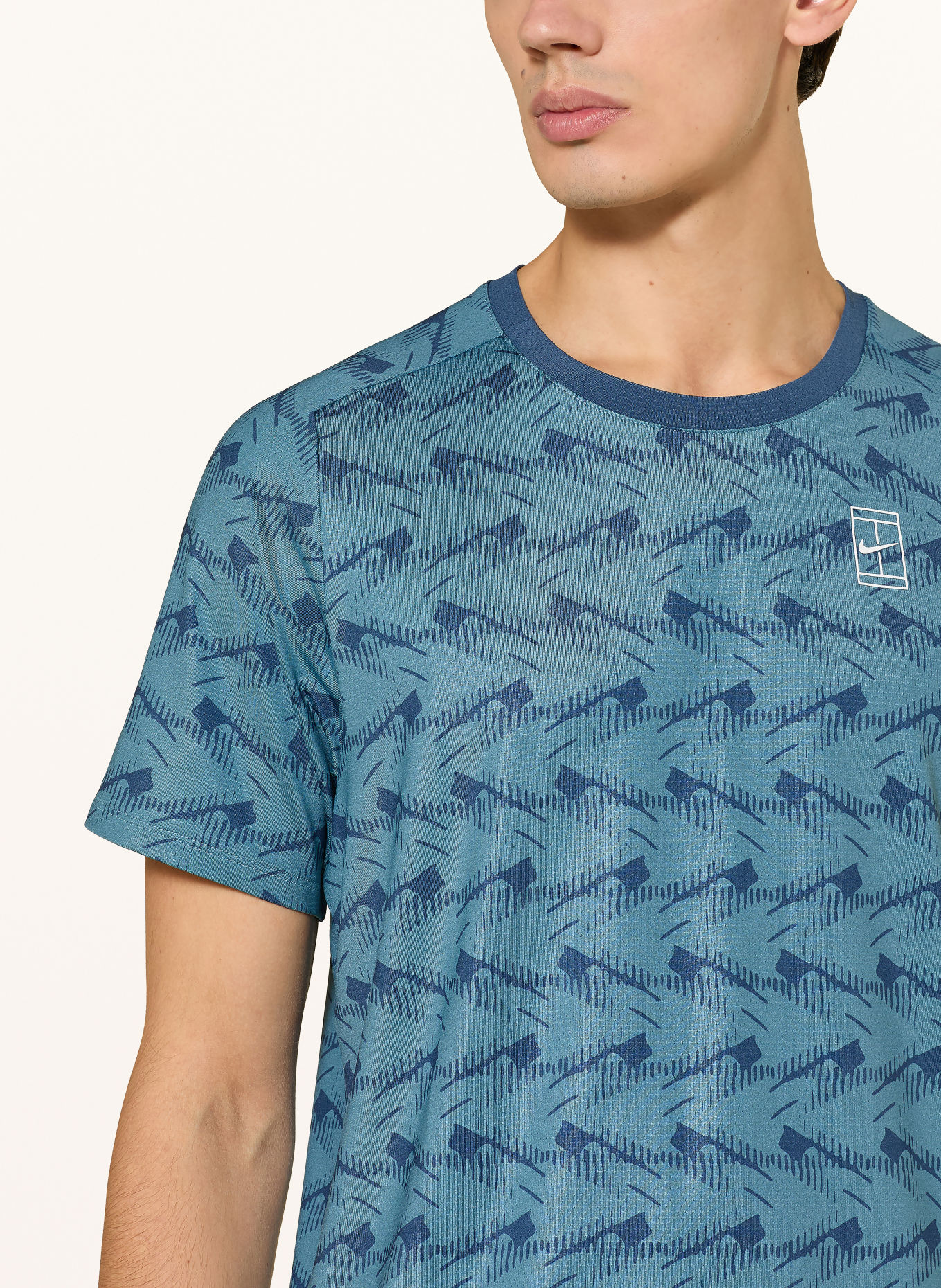 Nike Funktionsshirt COURT ADVANTAGE: PETROL