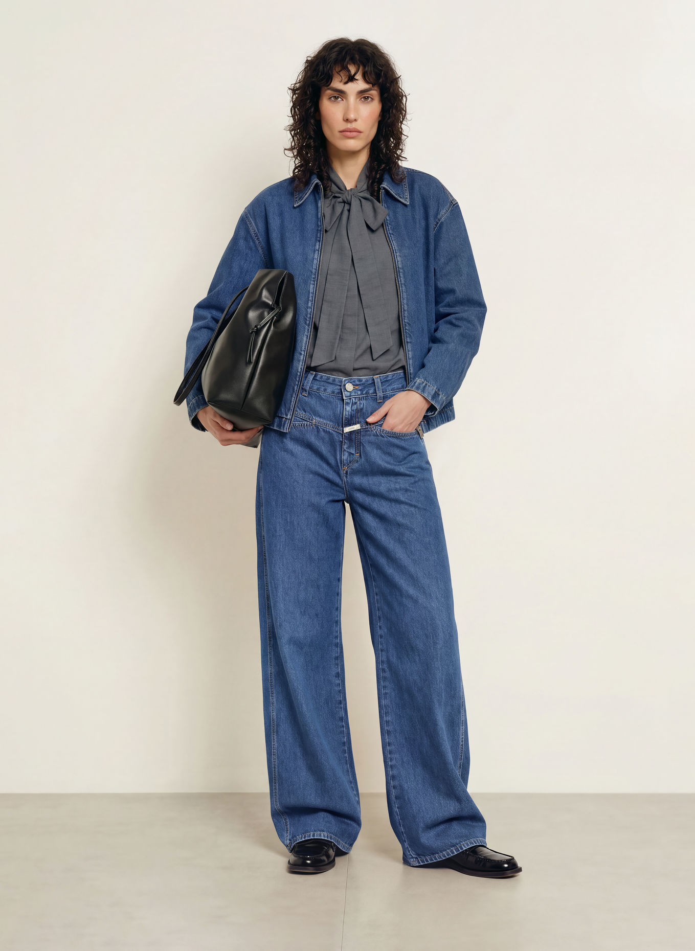 CLOSED Barrel Jeans TORI-X: DBL DARK BLUE