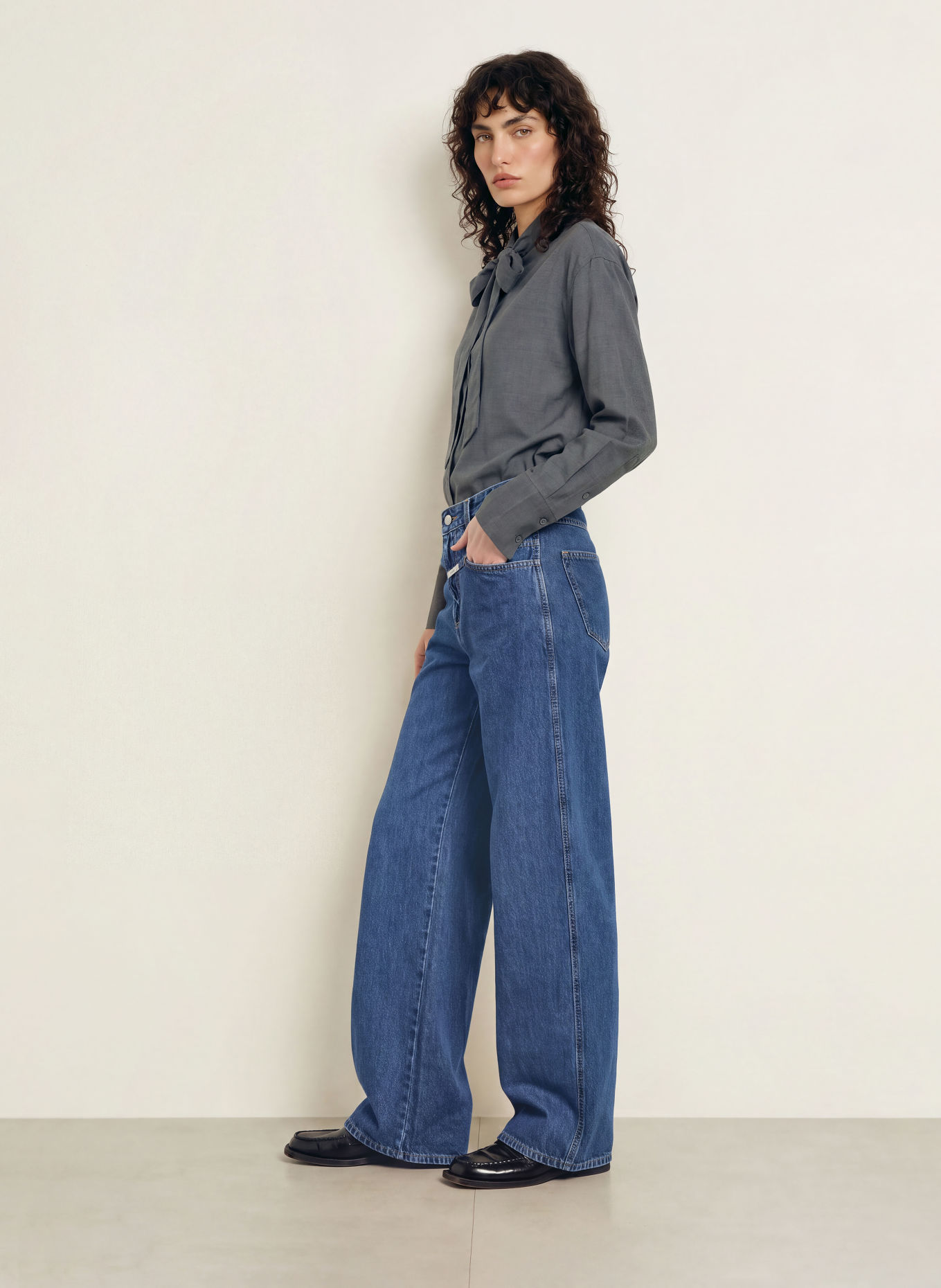 CLOSED Barrel Jeans TORI-X: DBL DARK BLUE