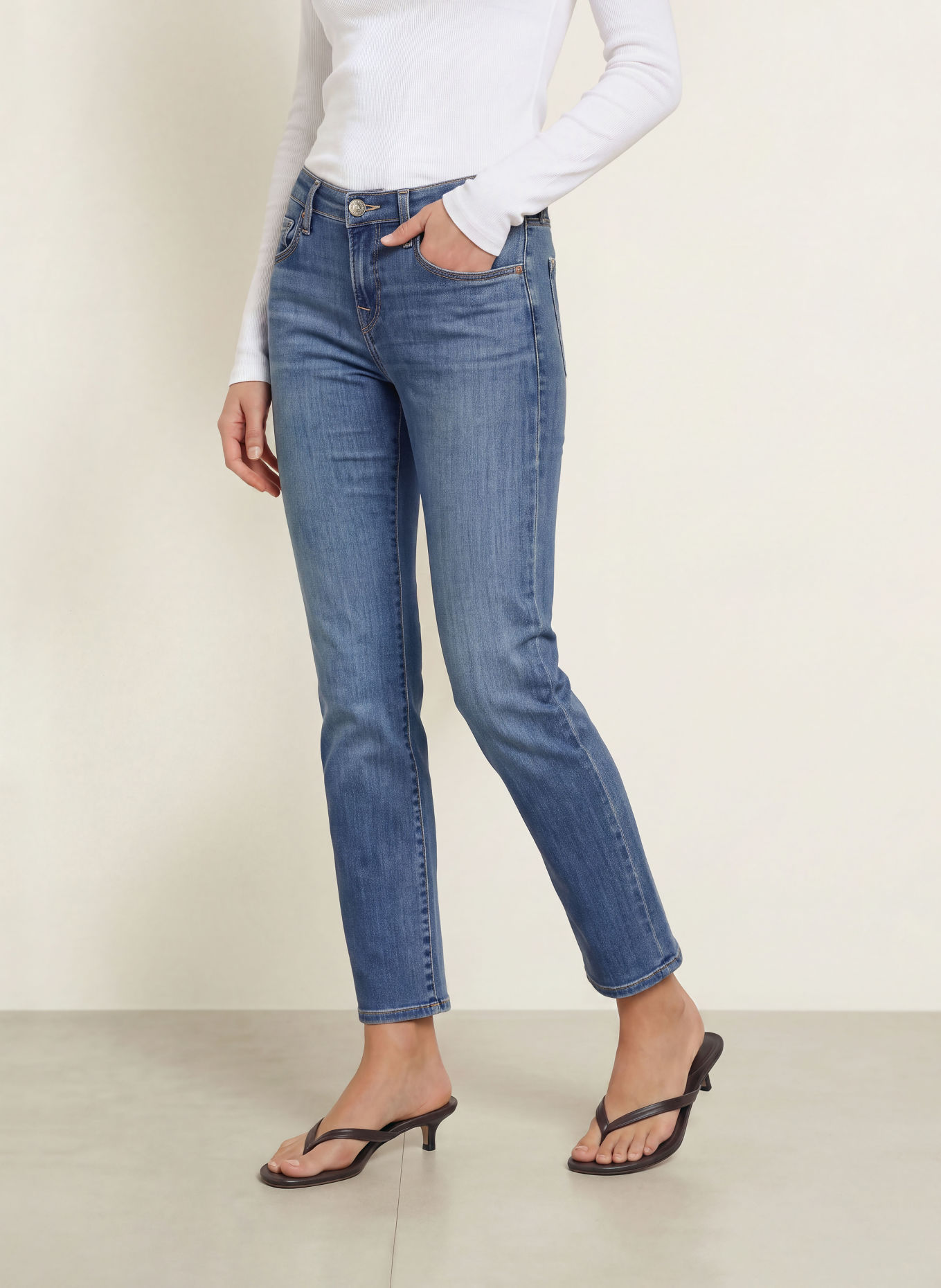 TRUE RELIGION Skinny jeans PIPER DLX: 4000 LIGHT BLUE