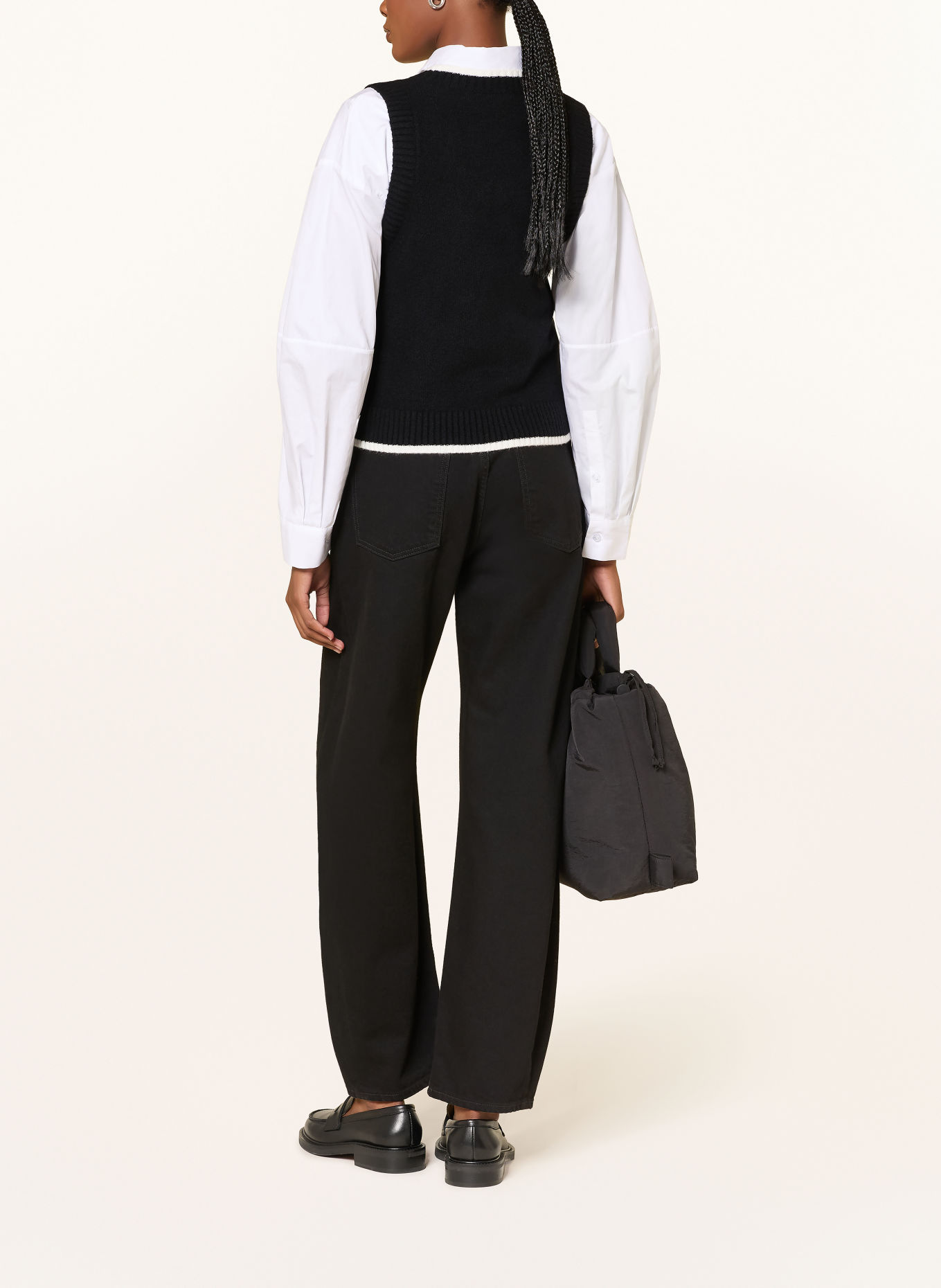 Nike Slipover: SORT / HVID